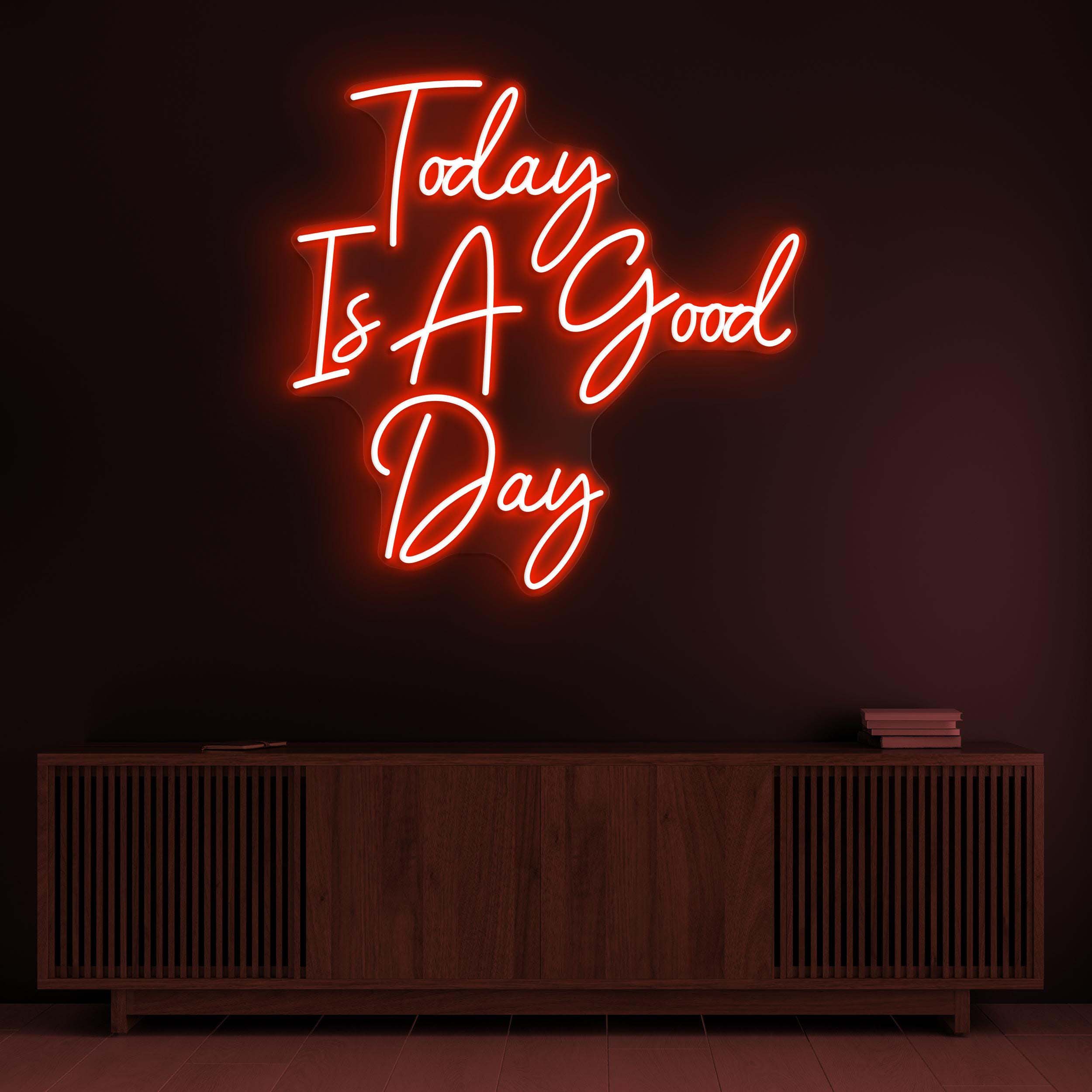 Today Is A Good Day Neon Sign, Today Is A Good Day LED Sign, Party Wall Decor, Home Wall Light, Positive Quote Led Sign, Wedding Party Decor