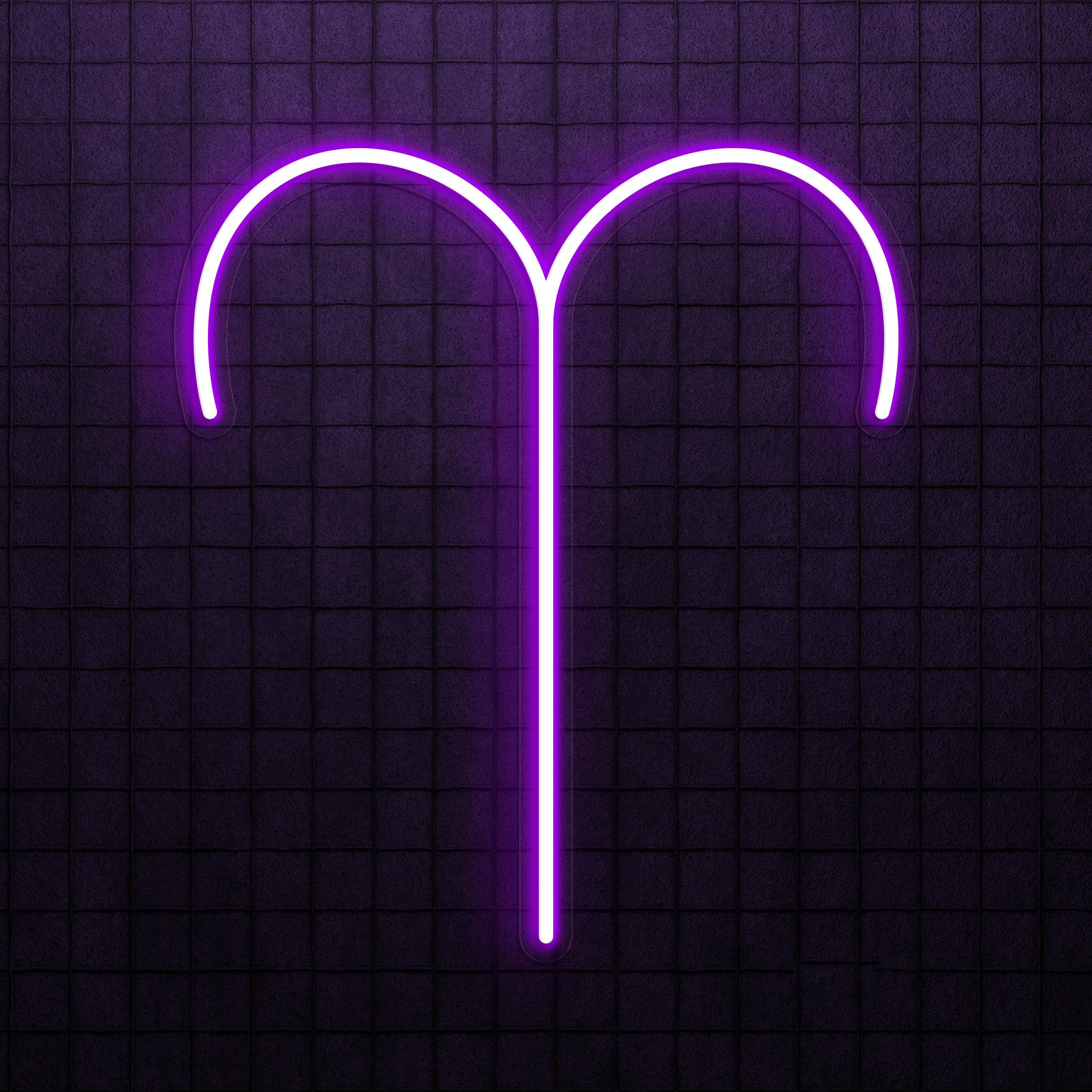 Aries Neon Sign, Aries LED Light, Aries Symbol Wall Decor, Custom Neon Sign, Home Wall Art, Horoscope Sign for Bar & Studio Wall Decor, Gift