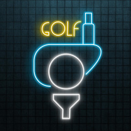 Golf Neon Sign, Golf LED Light, Golf Logo Wall Art, Golf Tee Wall Decor, Golf Club Neon Light, Sports Shop Neon Sign, Game Room Wall Decor