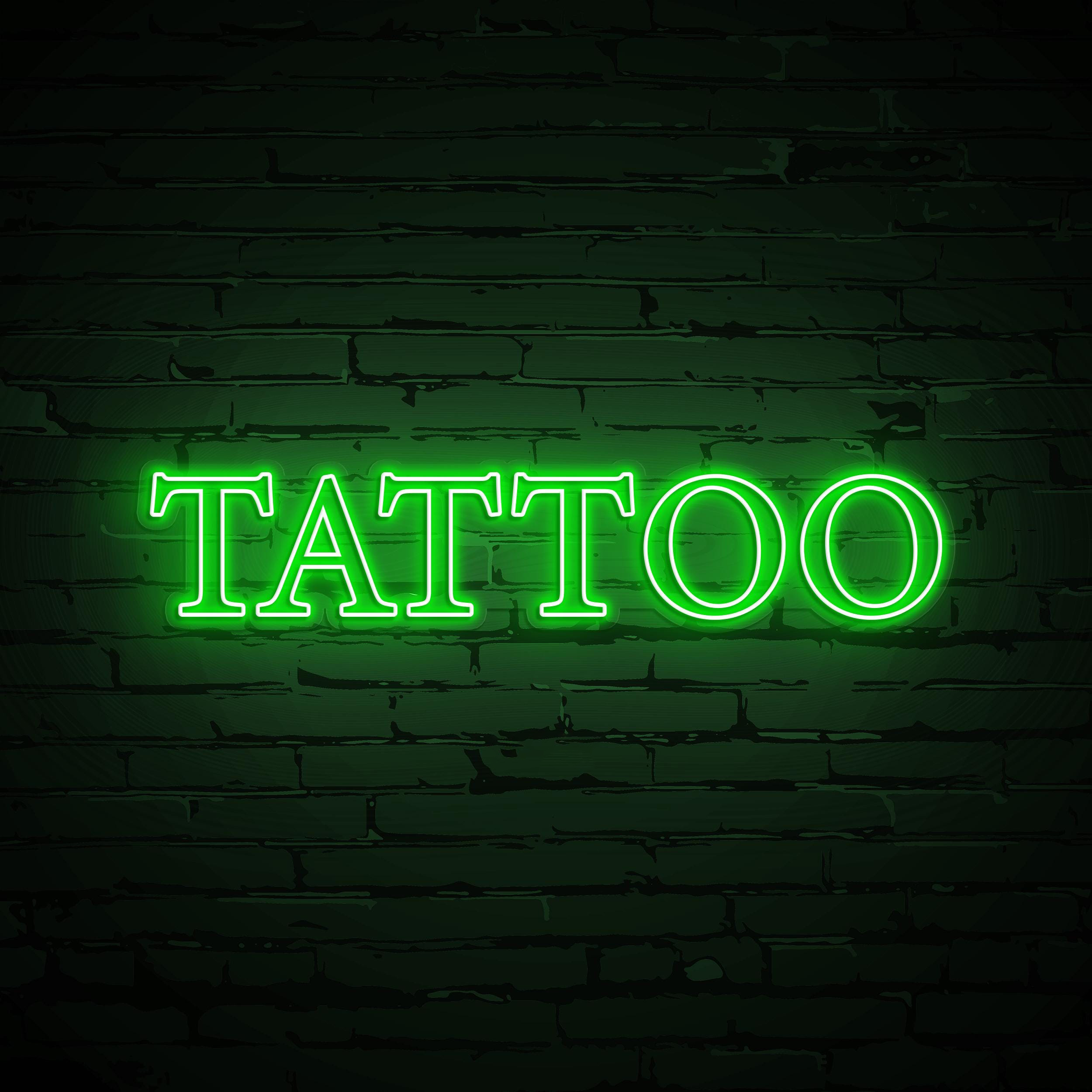 Tattoo Neon Sign, Tattoo LED Light, Tattoo LED Neon Art, Custom Tattoo Neon Sign, Tattoo Artist Room Wall Decor, Tattoo Studio Wall Decor