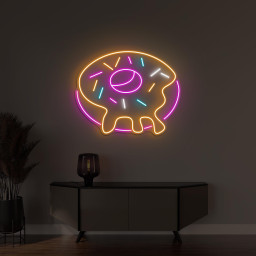 Donut Neon Sign, Donut LED Light, Donut Cafe Wall Art, Yummy Donut Wall Decor, Kitchen Wall Decor, Donut Shop Neon Sign, Donut Lover's Gift