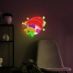 Duck Neon Sign, Duck Head Neon Light, Smoking Duck Pop Art Sign, LED Duck Light, Duck Light for Home, Office, Bedroom, and Game Room
