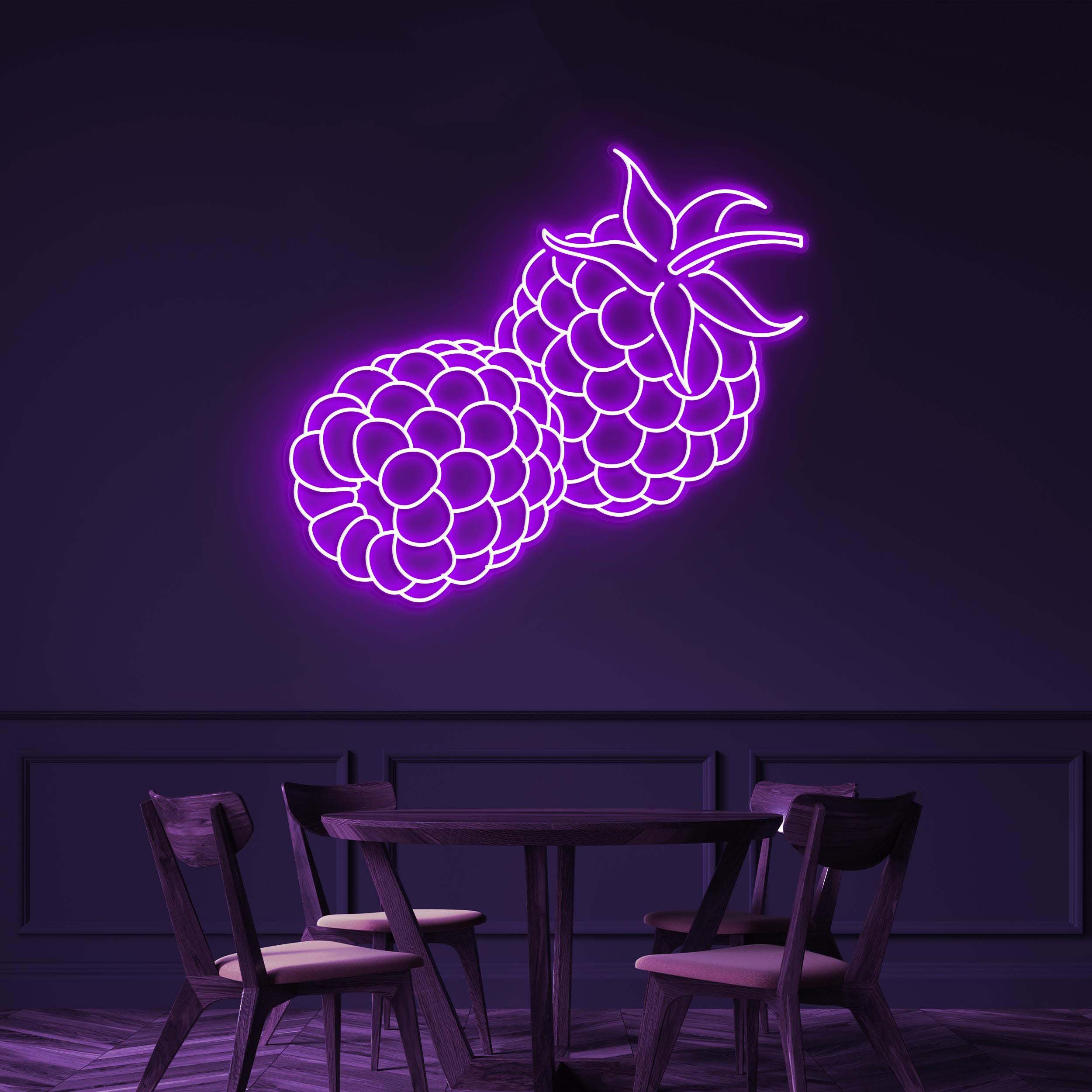 Raspberries Neon Sign, Raspberries Led Light, Berry Wall Decor, Bar Wall Art, Fruits Neon Sign, Sweet Berry Wall Sign, Restaurant Decor