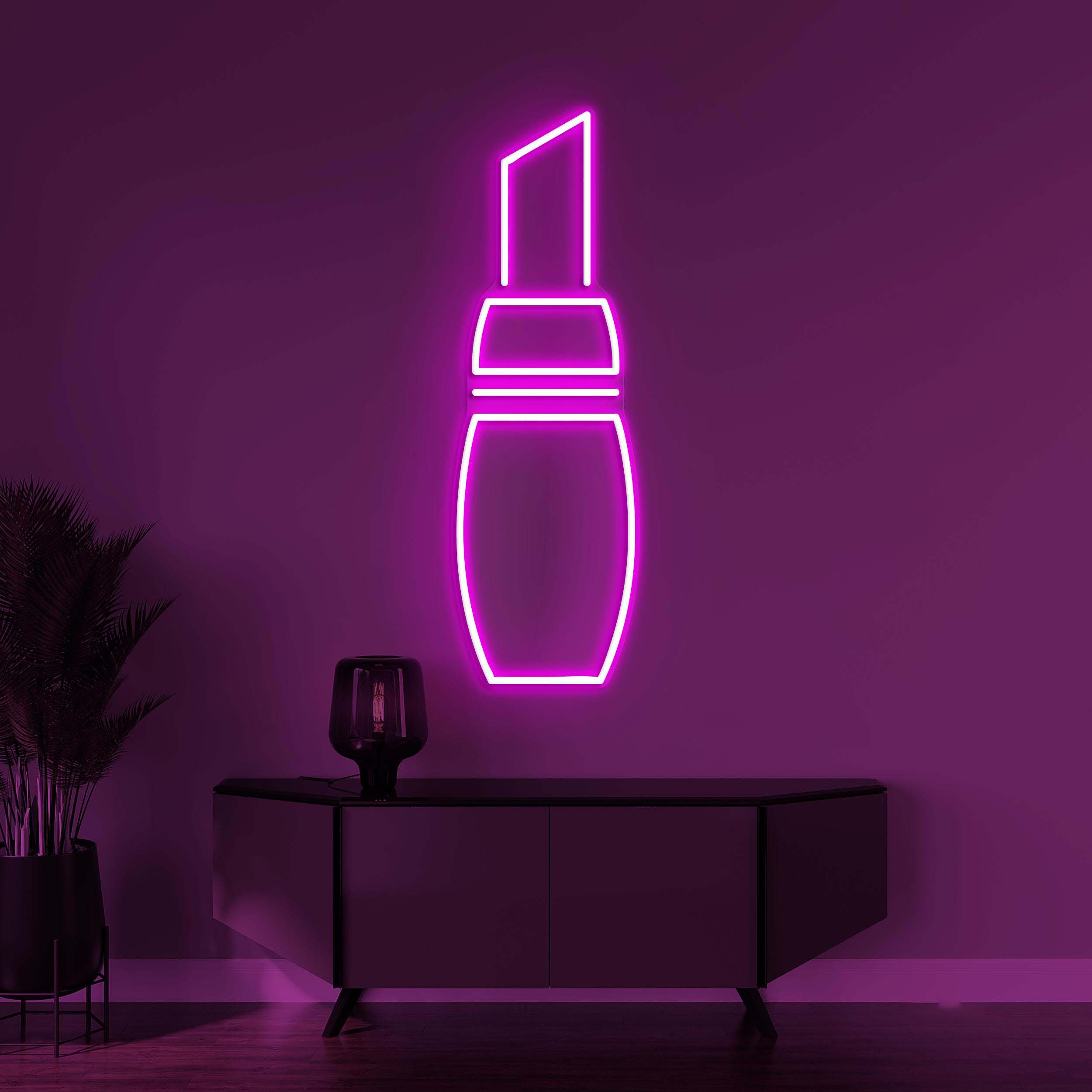 Lipstick Neon Sign, Lipstick LED Light, Makeup Room Wall Decor, Beauty Saloon Wall Art, Girl Room Neon Light, Makeup Room Wall Light Decor