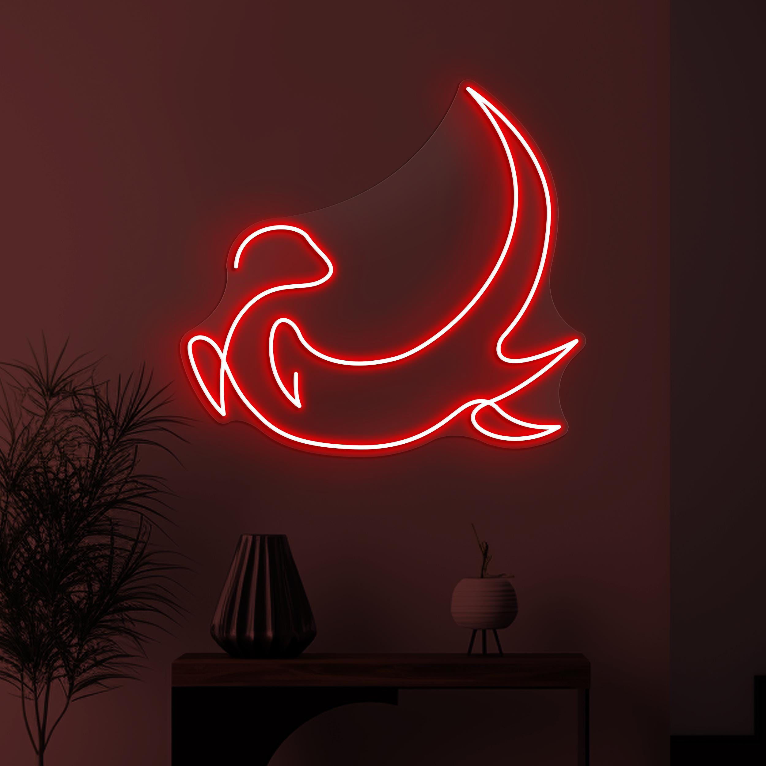 Otter Neon Sign, Otter LED Light, River Otter Wall Decor, Beach and River Neon Light, Cute Animal Wall Art, Custom Neon Sign, Home Decor