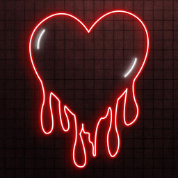 Melting Heart Neon Sign, Melting Heart LED Light, Dripping Love Wall Art, Broken Heart Light, Home Room, & Party Decor, Bleeding Heart Sign