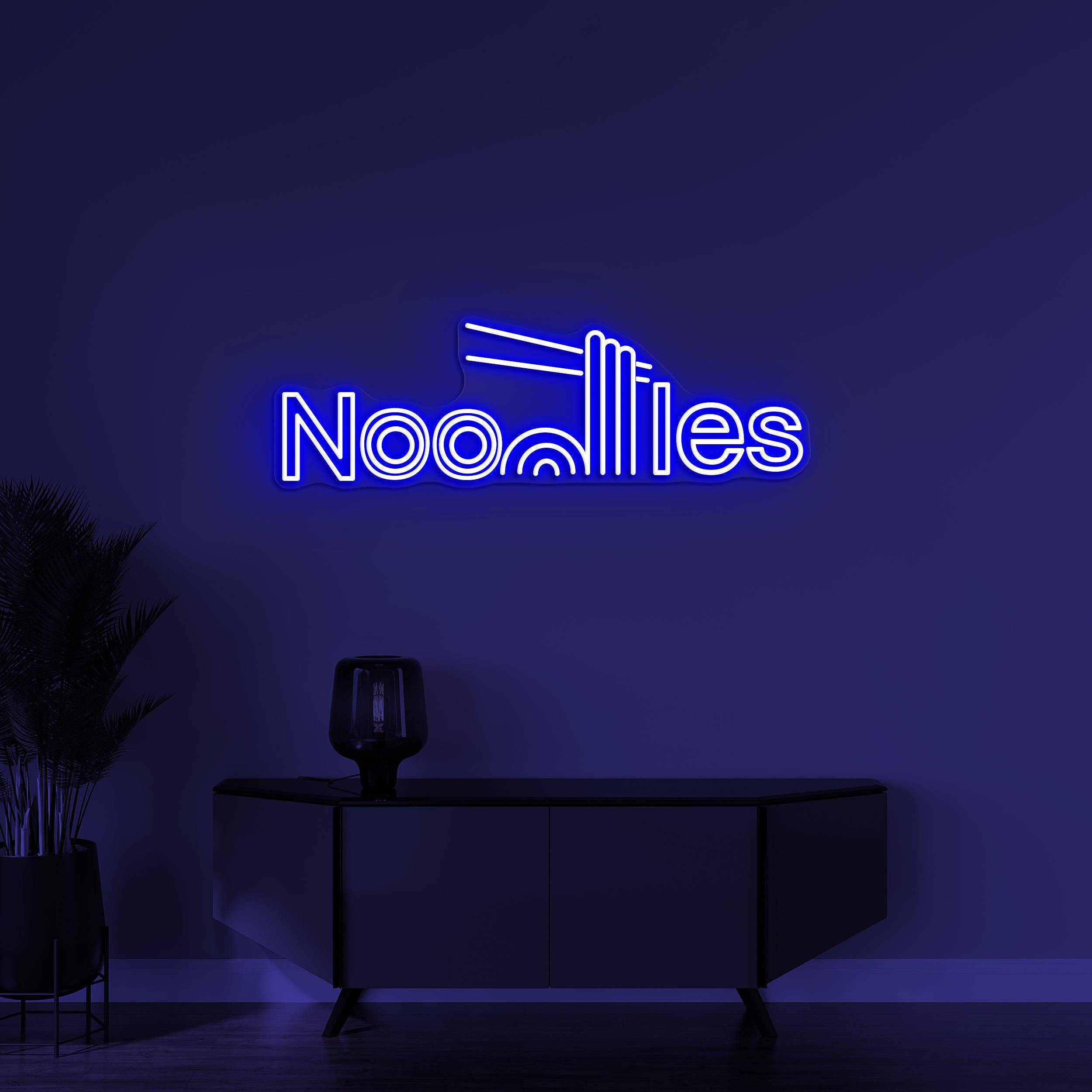 Noodles Neon Sign, Noodles LED Light, Noodles Logo Wall Decor, Kitchen Wall Art, Noodle Shop Neon Light, Asian Restaurant Sign, Noodle Lover