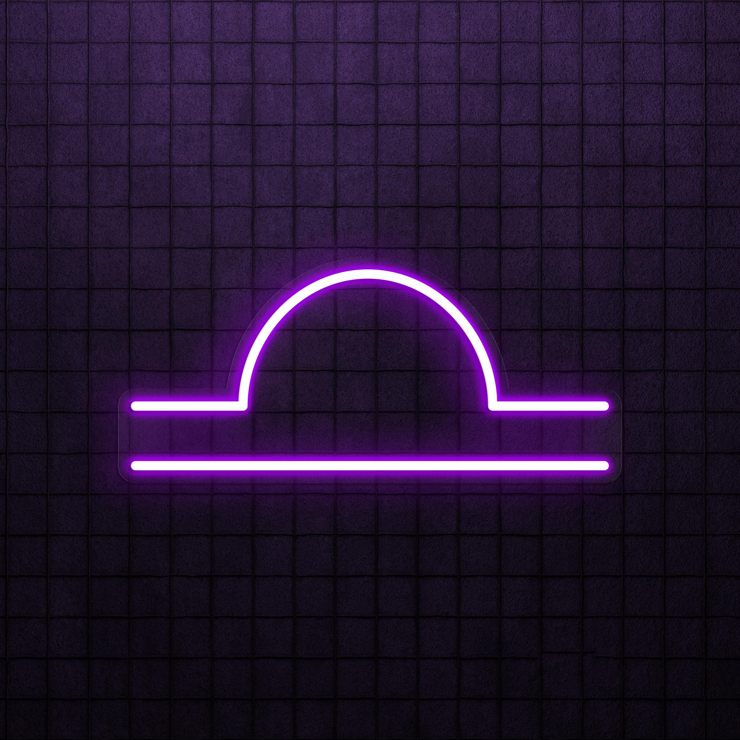 Libra Neon Sign, Libra LED Light, Astrology Wall Decor, Minimalist Zodiac Horoscope LED Sign, Decor for Cafe, Bar & Studio, Home Wall Decor