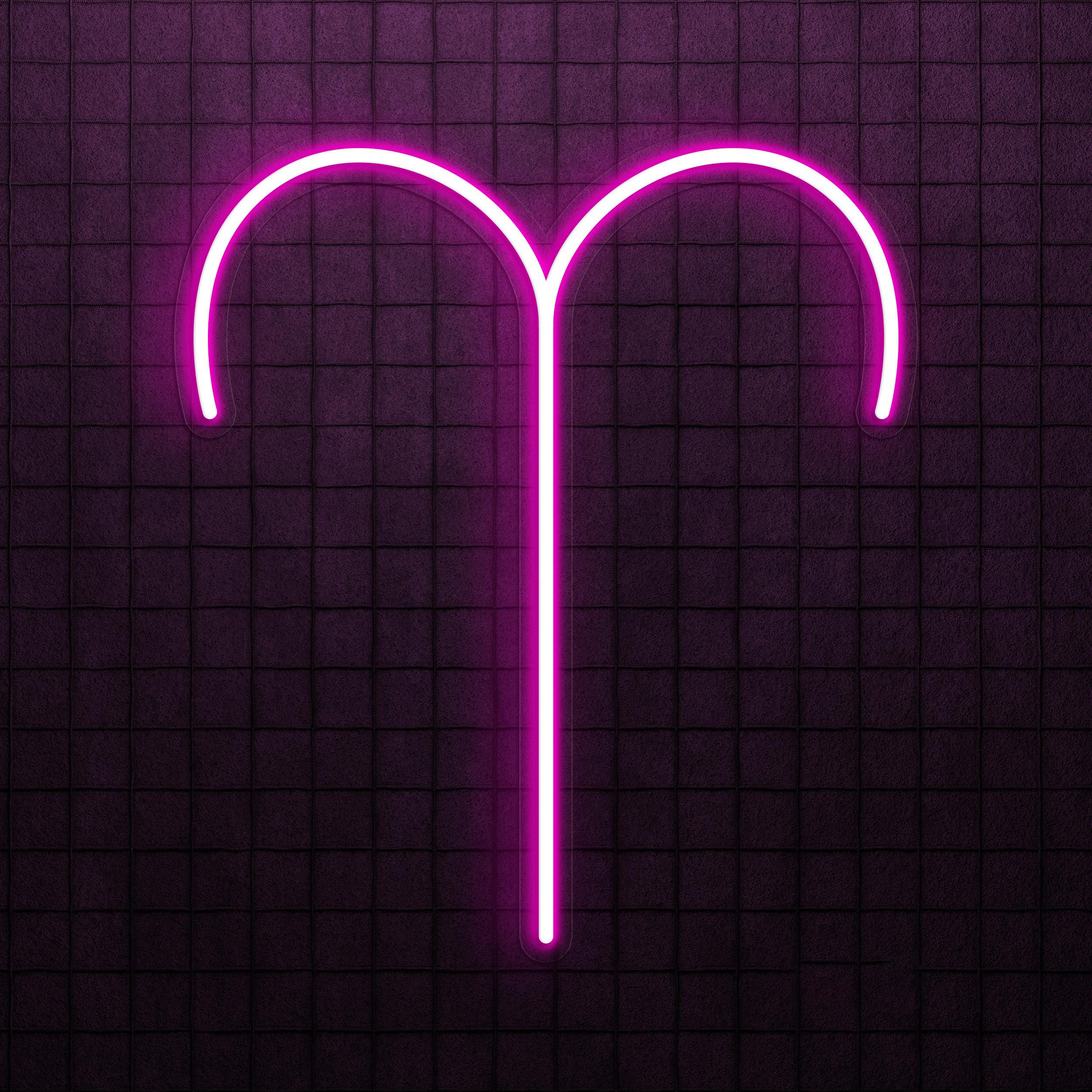 Aries Neon Sign, Aries LED Light, Aries Symbol Wall Decor, Custom Neon Sign, Home Wall Art, Horoscope Sign for Bar & Studio Wall Decor, Gift