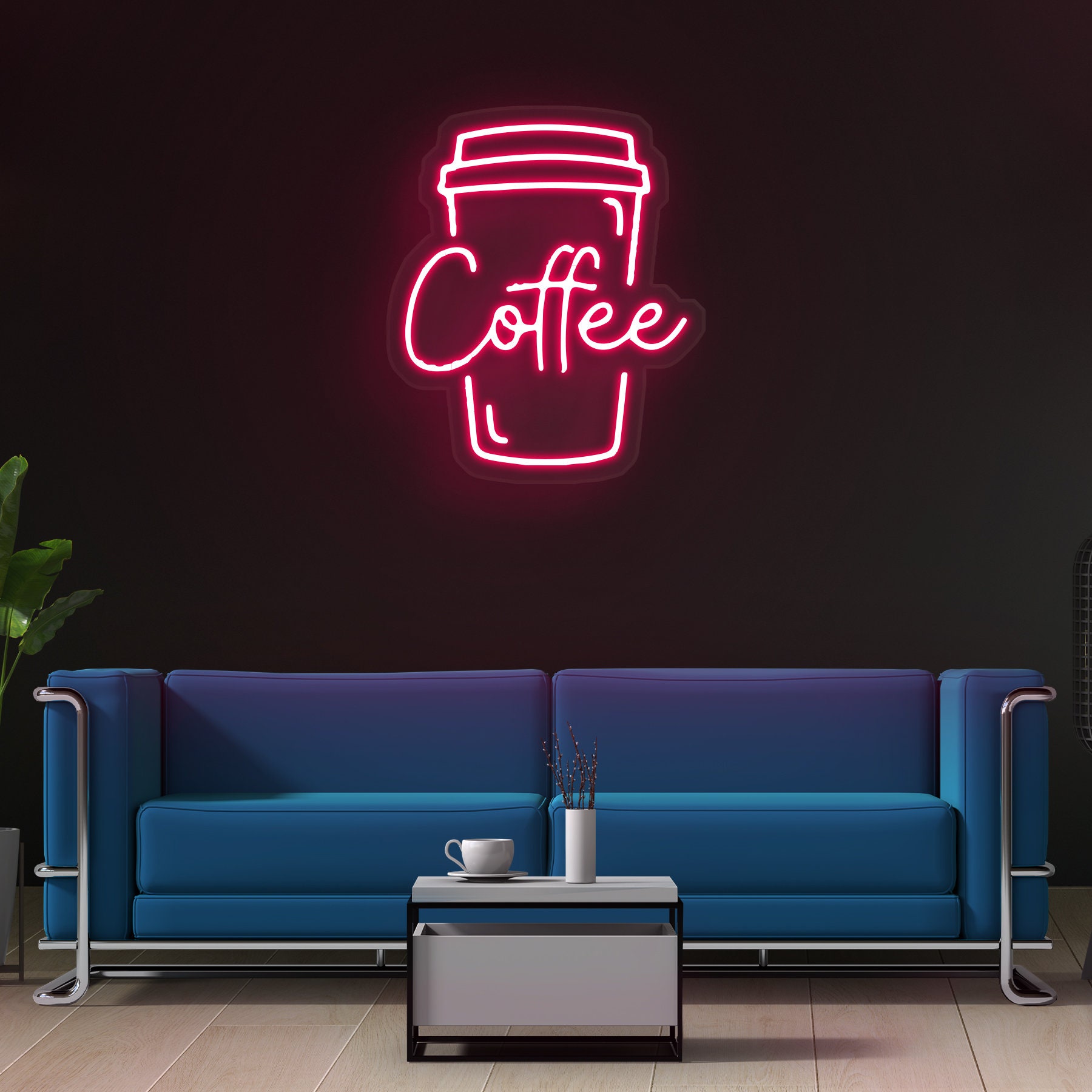 Coffee Neon Sign, Coffee Shop Neon Light, LED Wall Decor for Cafe and Bar, Gifts for Coffee Lover, Neon Art for Kitchen and Home Décor, Sign