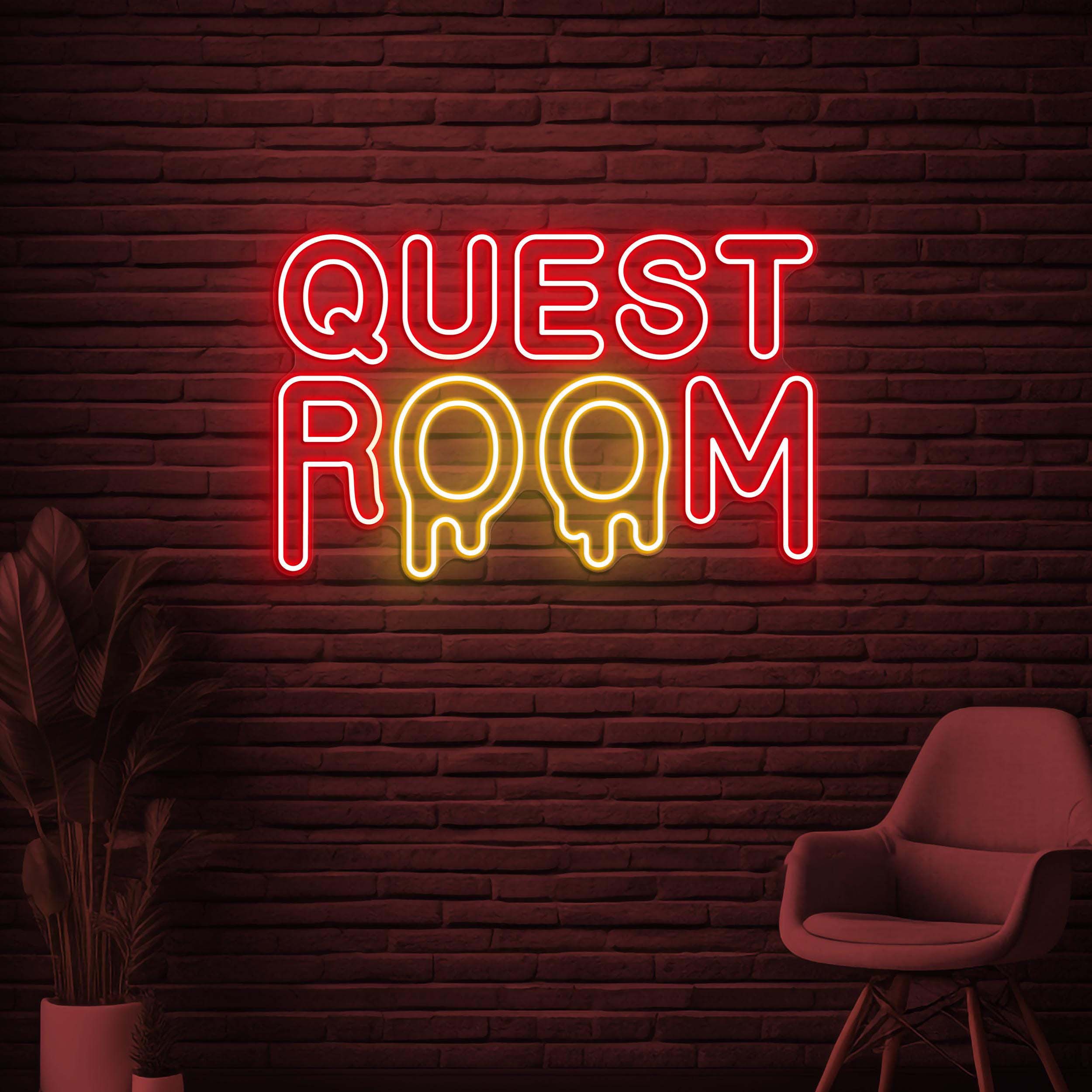 Quest Room Neon Sign, Quest Room LED Light, Home Wall Decor, Game Room Neon Light, Personalized Neon Sign, Room Decor, Cafe Wall Art, Gift