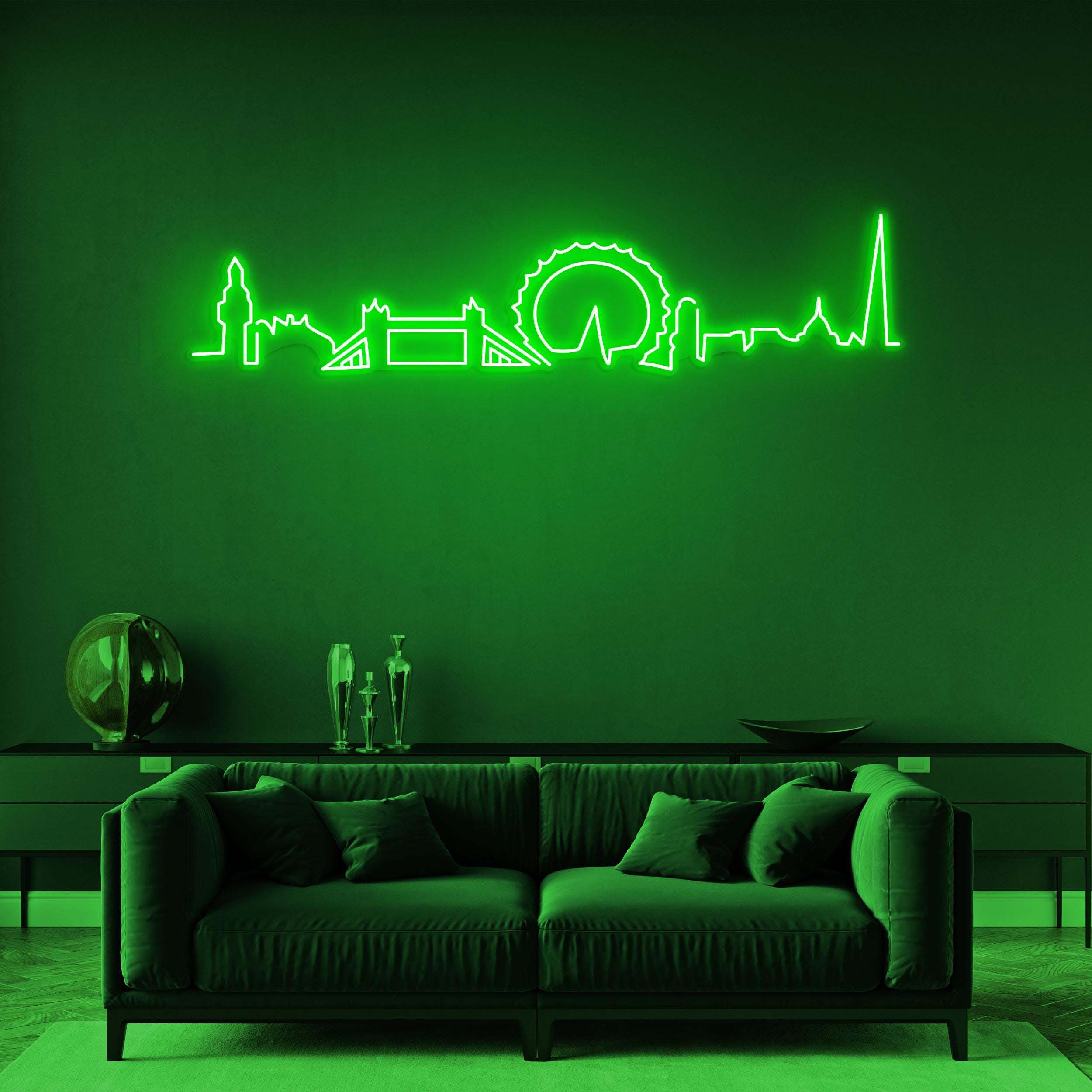 London City Neon Sign, London Skyline LED Light, London LED Neon Art, Custom City Skyline, City Led Light, Home Wall Decor, Office Wall Art