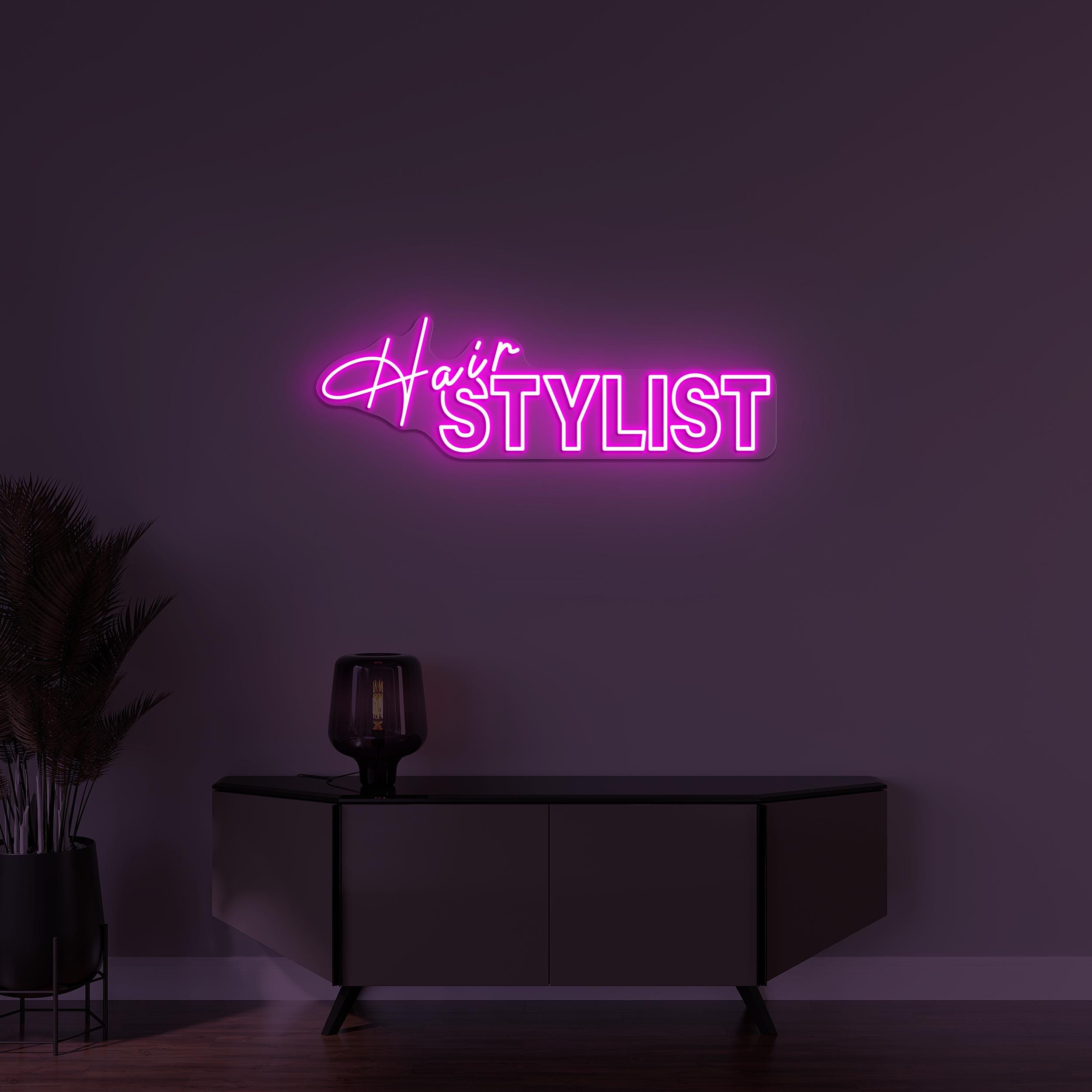 Hair Stylist Neon Sign, Hair Stylist LED Light, Hair Saloon Neon Decor, Barber Shop Wall Art, Beauty Salon Wall Decor, Hair Dressing Sign