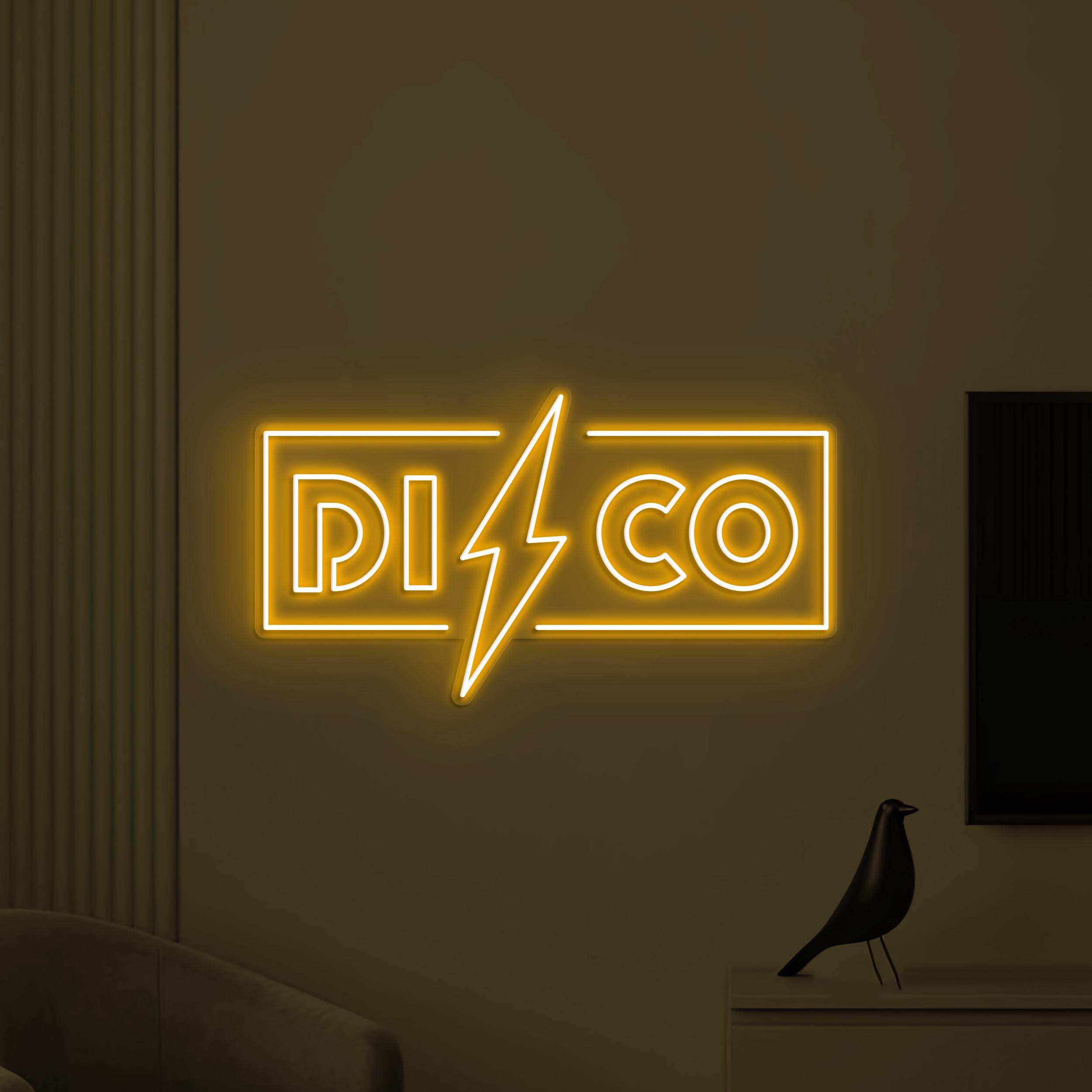 Disco Neon Sign, Disco LED Light, Disco Party Wall Decor, Dance Club Wall Art, Disco Club Neon Decor, Home Wall Decor, Disco Lightning Sign