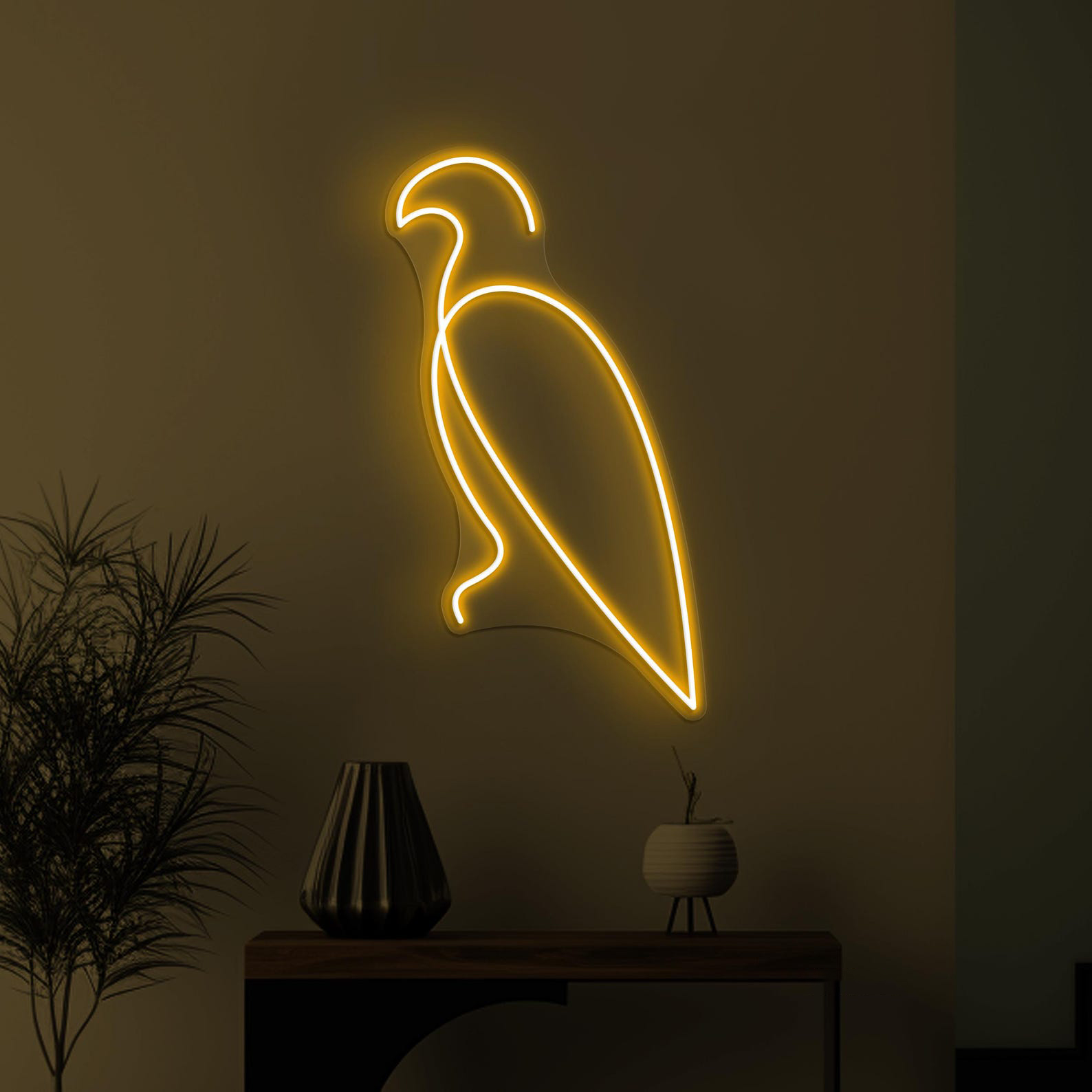 Eagle Neon Sign, Eagle LED Light, Bird Line LED Neon Art, Home Wall Decor, Wildlife Neon Light, Zoo Wall Art, Game Room Decor, Bird Neon Art