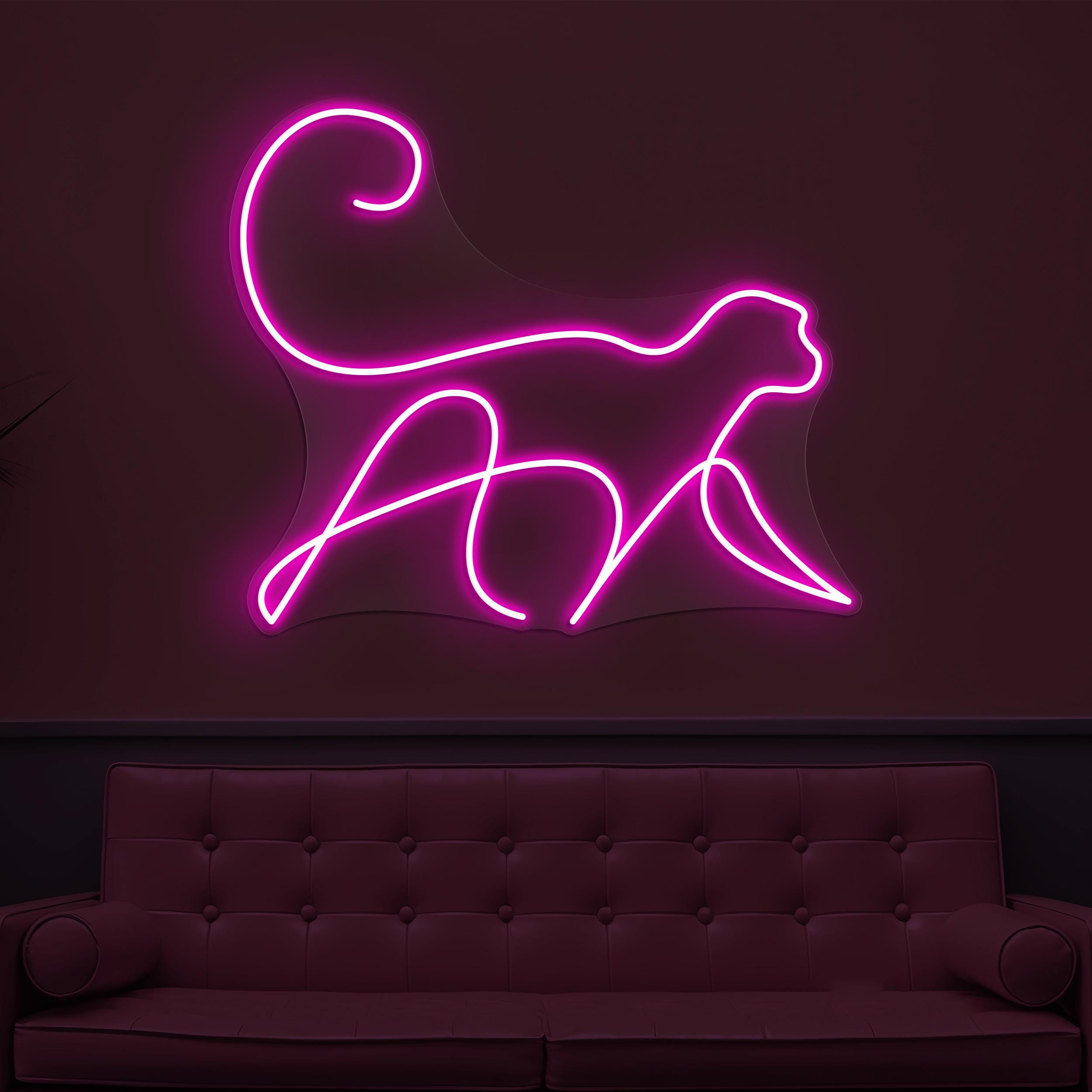 Monkey Neon Sign, Monkey LED Light, Cute Monkey LED Neon Art, Animal Shop Wall Decor, Jungle Neon Light, Zoo Wall Light, Kids Room Decor