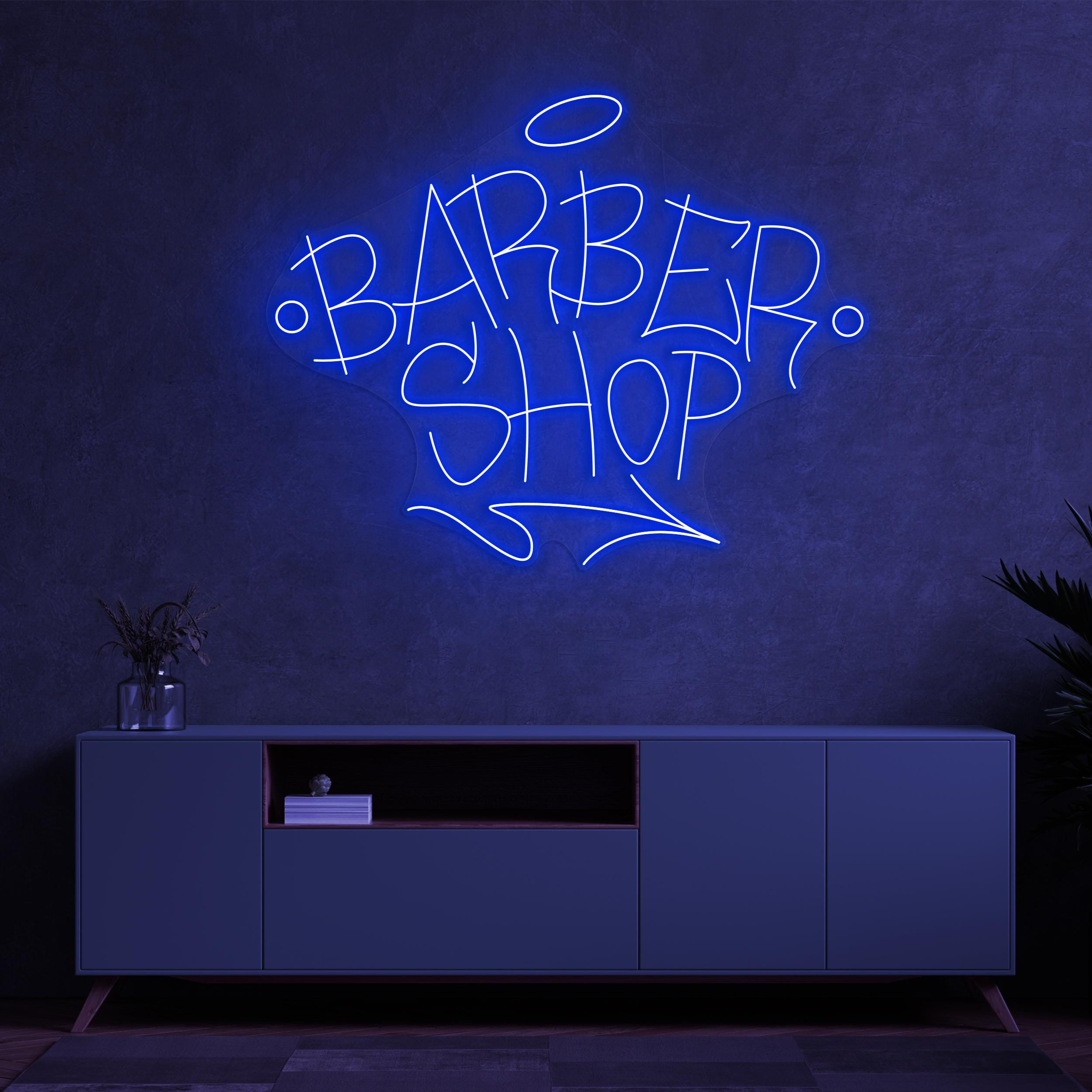 Barber Shop Neon Sign, Barber Shop LED Light, Beauty Bar Decor Sign, Barber Shop Wall Art, Custom LED Sign, Decor for Barber Shop & Salon