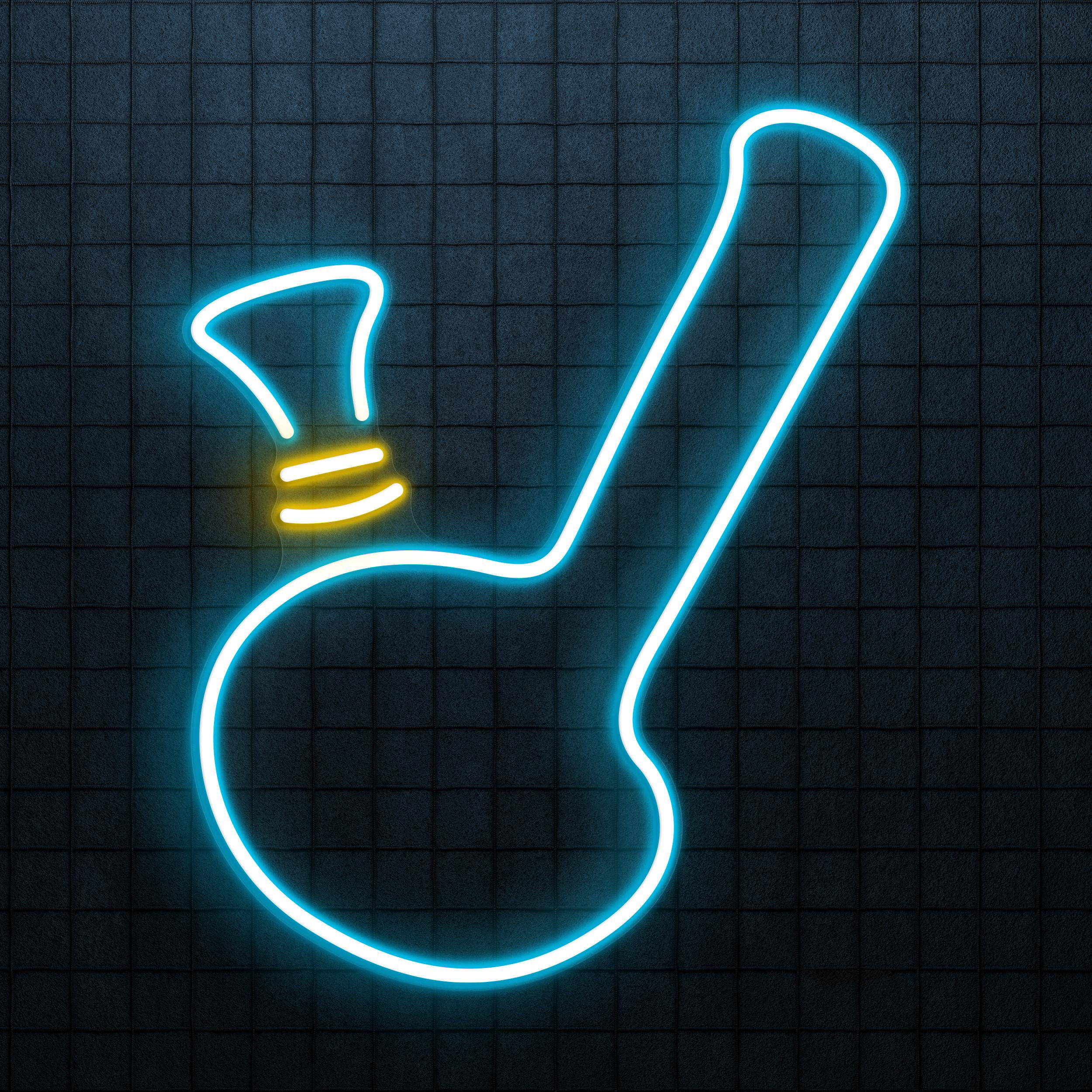 Bong Neon Sign, Bong LED Light, Smoke Shop Wall Art, Dorm Room Wall Decor, Home Neon Light, Cafe and Bar Neon Decor, Game Room Neon Decor