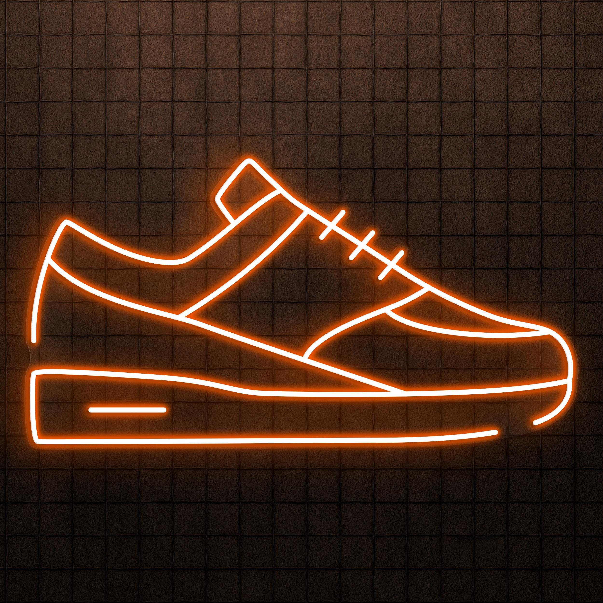 Sports Shoes Neon Sign, Sports Shoes LED Light, Sports Joger Shoe Wall Decor, Sneaker Wall Art, Boot Shop Neon Light, Cafe and Bar Decor