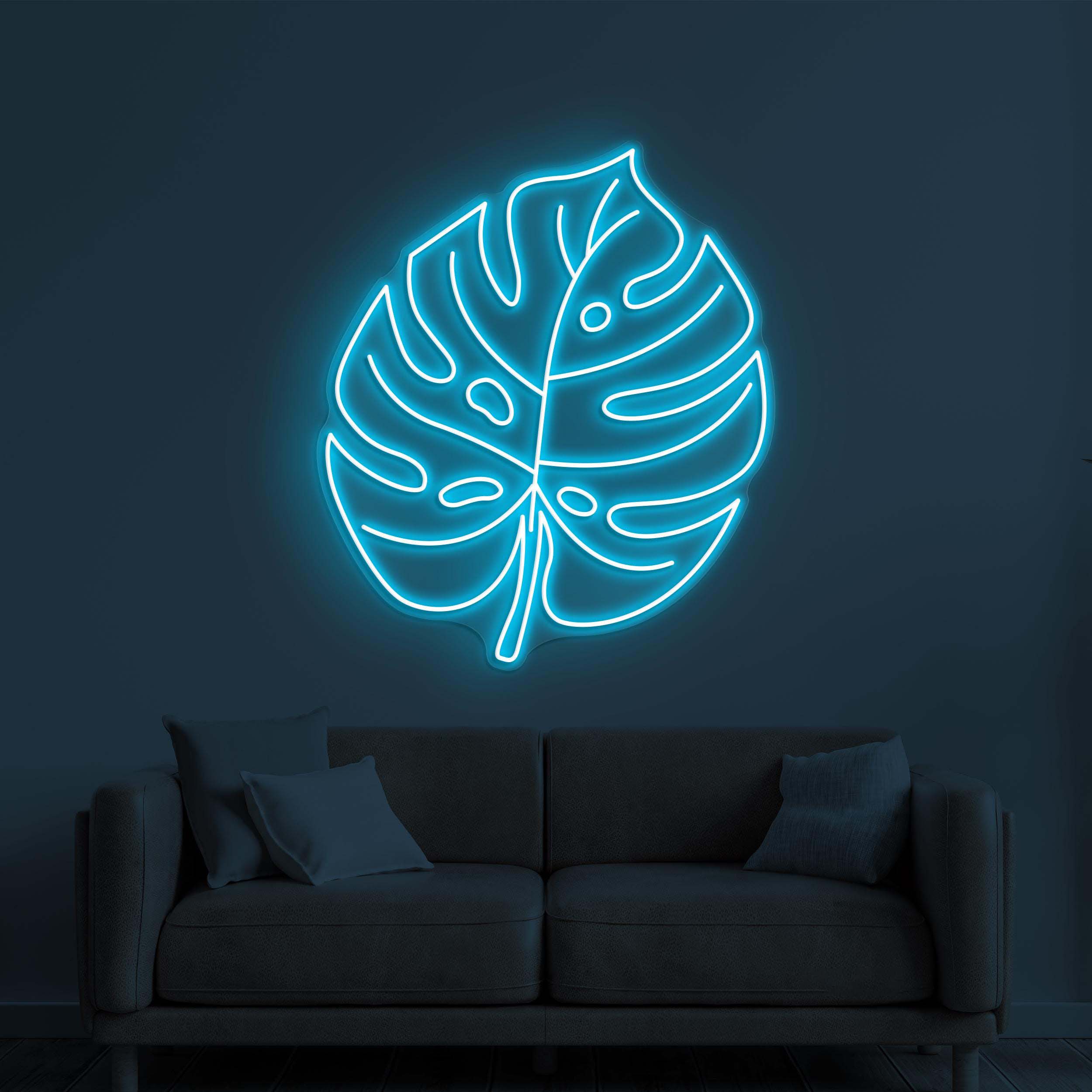 Leaf Neon Sign, Monstera Leaf LED Light, Leaf Neon Wall Art, Home Wall Decor, Plant Shop Art, Kids Room Neon Sign, Leaf Neon Art, Gift idea