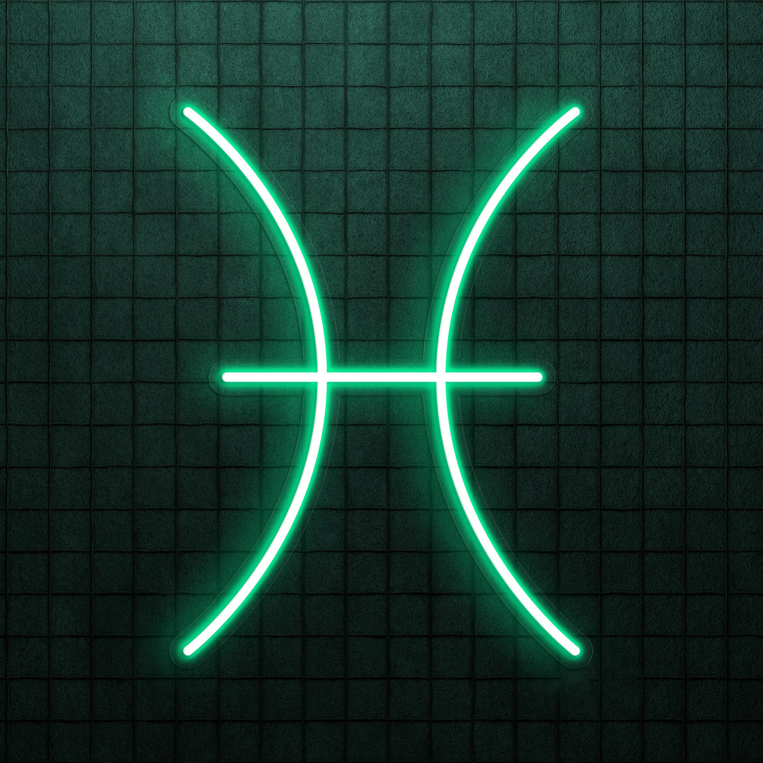 Pisces Neon Sign, Pisces LED Light, Home Wall Decor, Zodiac Symbol Wall Art, Horoscope LED Sign, Astrology Neon Gifts, Office Wall Decor