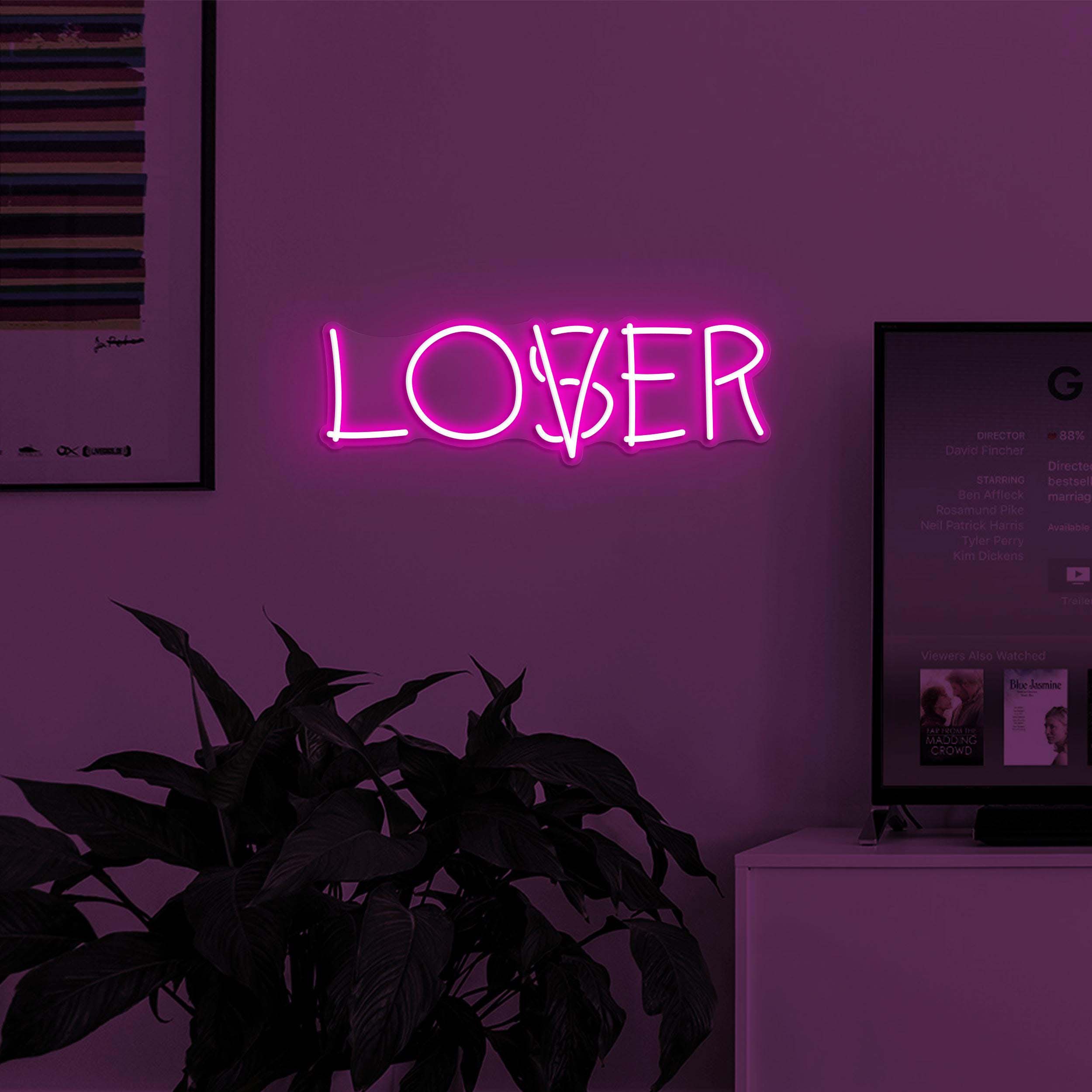 Loser Neon Sign, Lover LED Light, Gamer Wall Decor, Lover Wall Art, Personalized Neon Sign, Office Wall Light, Motivational Neon Light, Gift