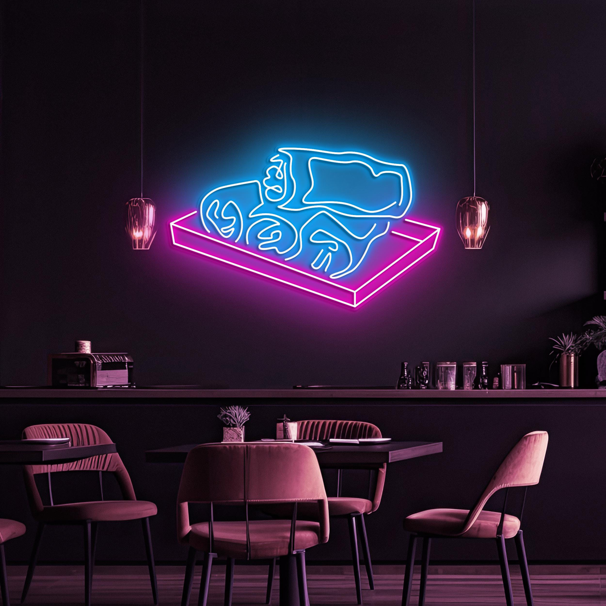 Burrito Neon Sign, Burrito LED Light, Burrito Roll LED Neon Art, Cafe & Bar Wall Decor, Mexican Food Neon Sign, Kitchen Wall Art, Food Lover