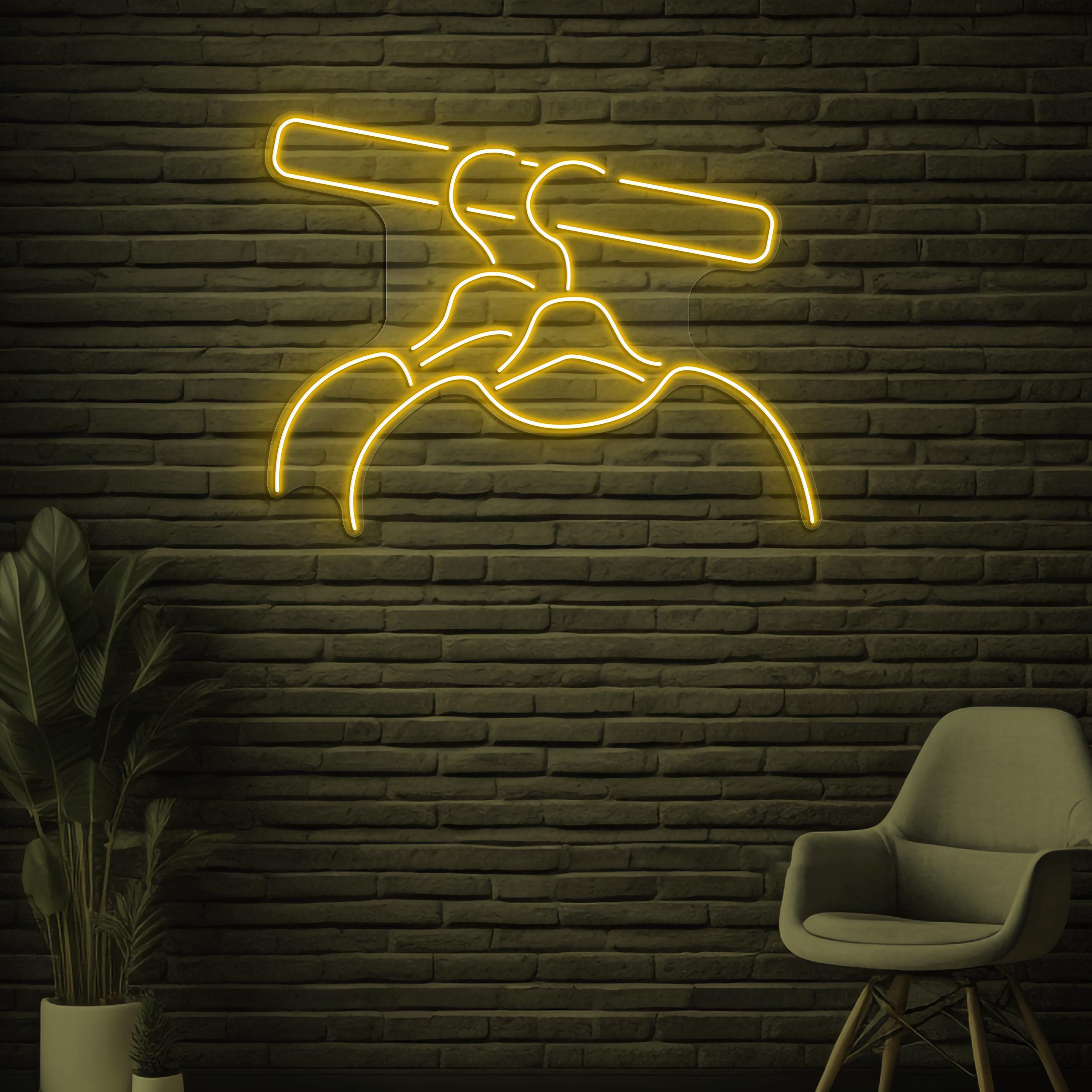 Hanger Neon Sign, Hanger LED Light, Cloth Hanger Wall Decor, Home Wall Art, Brand Shop Wall Decor, Cloth Shop Neon Art, Boutique Neon Sign