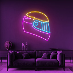 Helmet Neon Light, Bike Helmet Neon Sign, Led Neon Art, Garage and Bike Shop Decor, Party Game Room Decor, Business Shop Decor, Bike Lovers