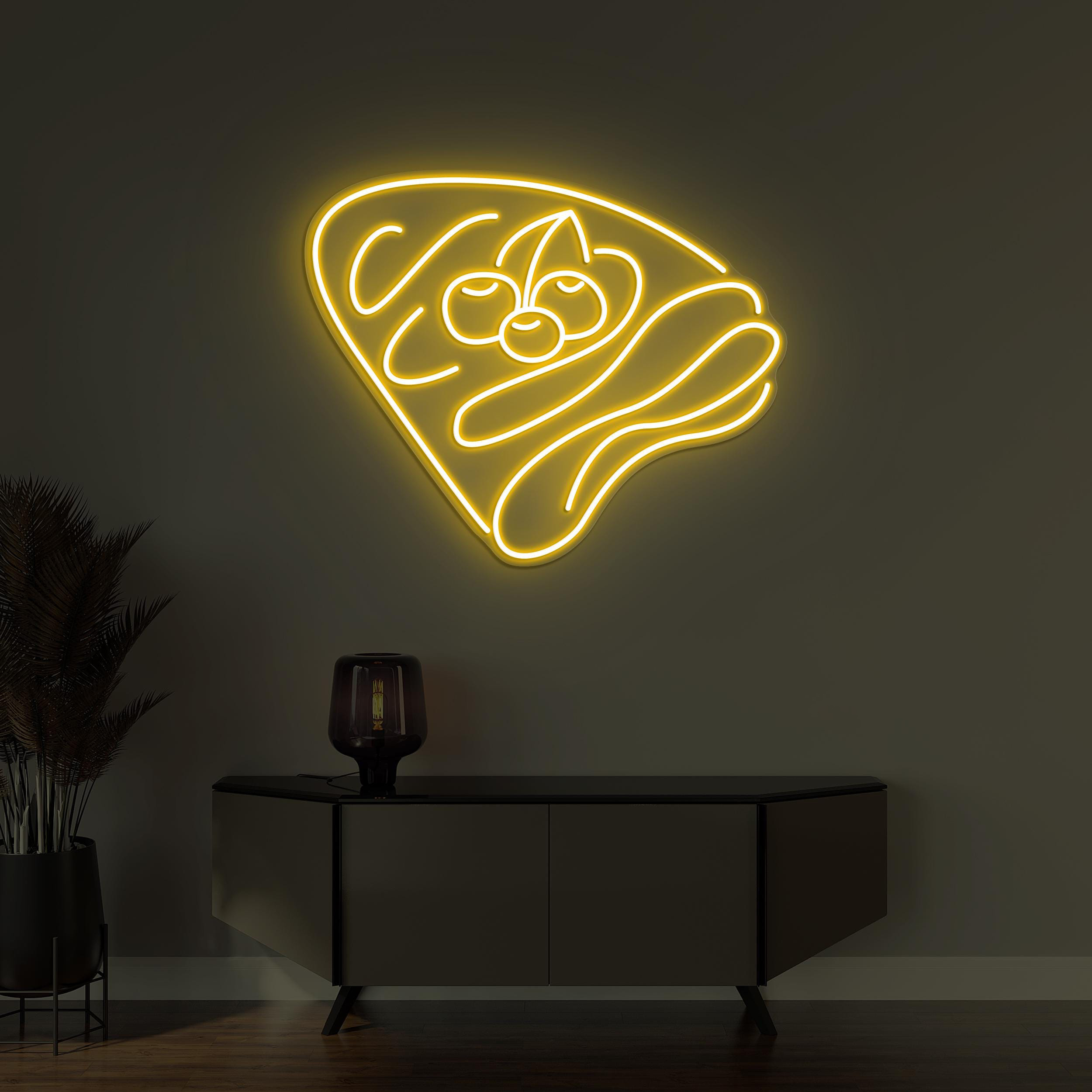 Crepe Neon Sign, Crepe LED Light, Dessert Wall Decor, Custom Neon Sign, Sweet Treat Wall Decor, Dessert Shop Wall Art, Yummy Crepe Sign