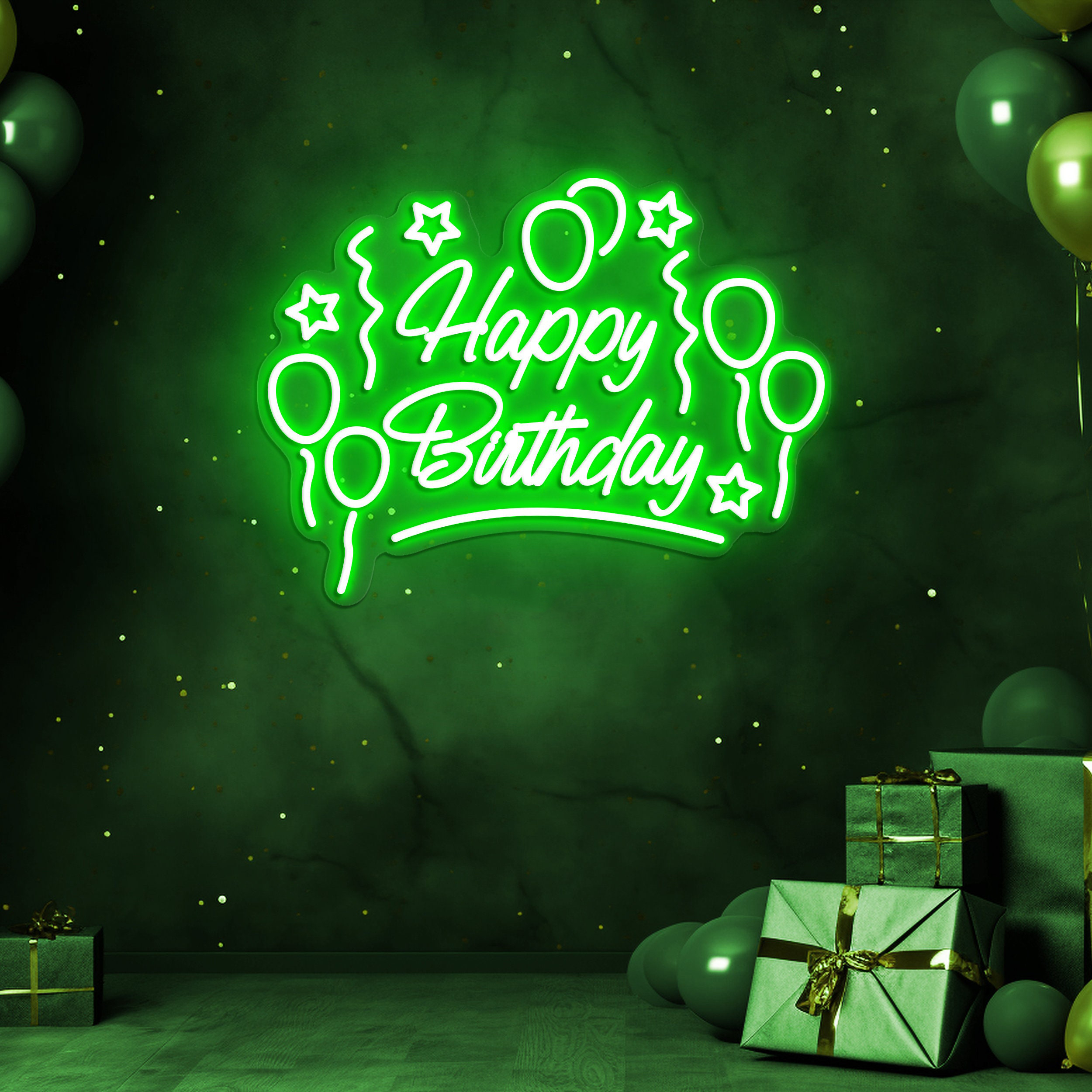 Happy Birthday Neon Sign, LED Light Decoration, Make Every Birthday Memorable, Birthday decor, Party decor, Backdrop sign, Birthday decor