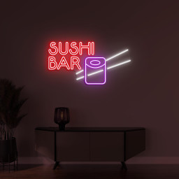 Sushi Bar Neon Sign, Sushi Bar LED Light, Japanese Wall Decor, Restaurant Wall Art, Kitchen Neon Sign, Japanese Food Neon Decor, Bar Decor