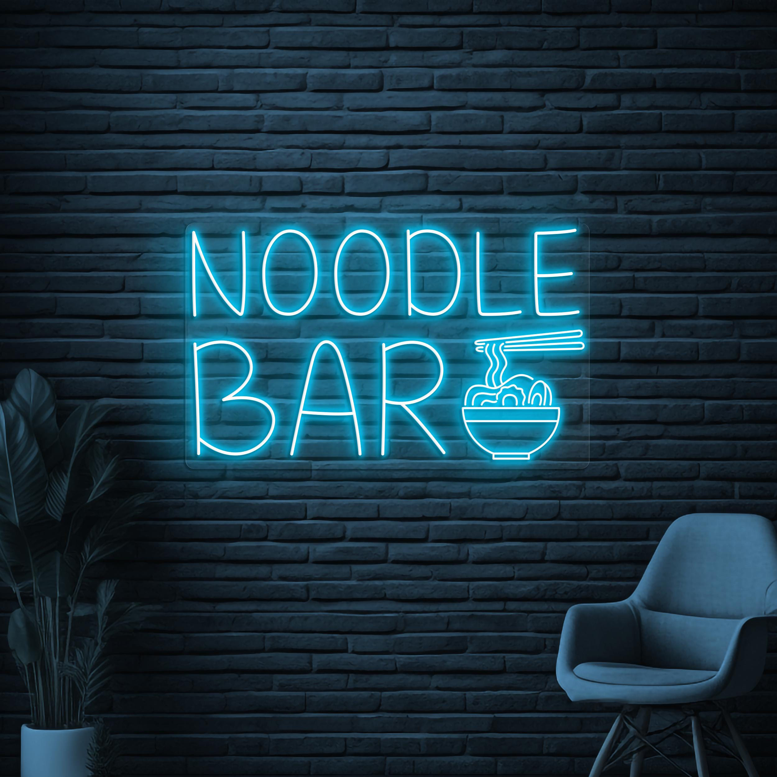 Noodle Bar Neon Sign, Noodle Bar LED Light, Kitchen Wall Decor, Ramen Neon Sign, Pasta Wall Light, Pasta Neon Sign, Asian Restaurant Sign