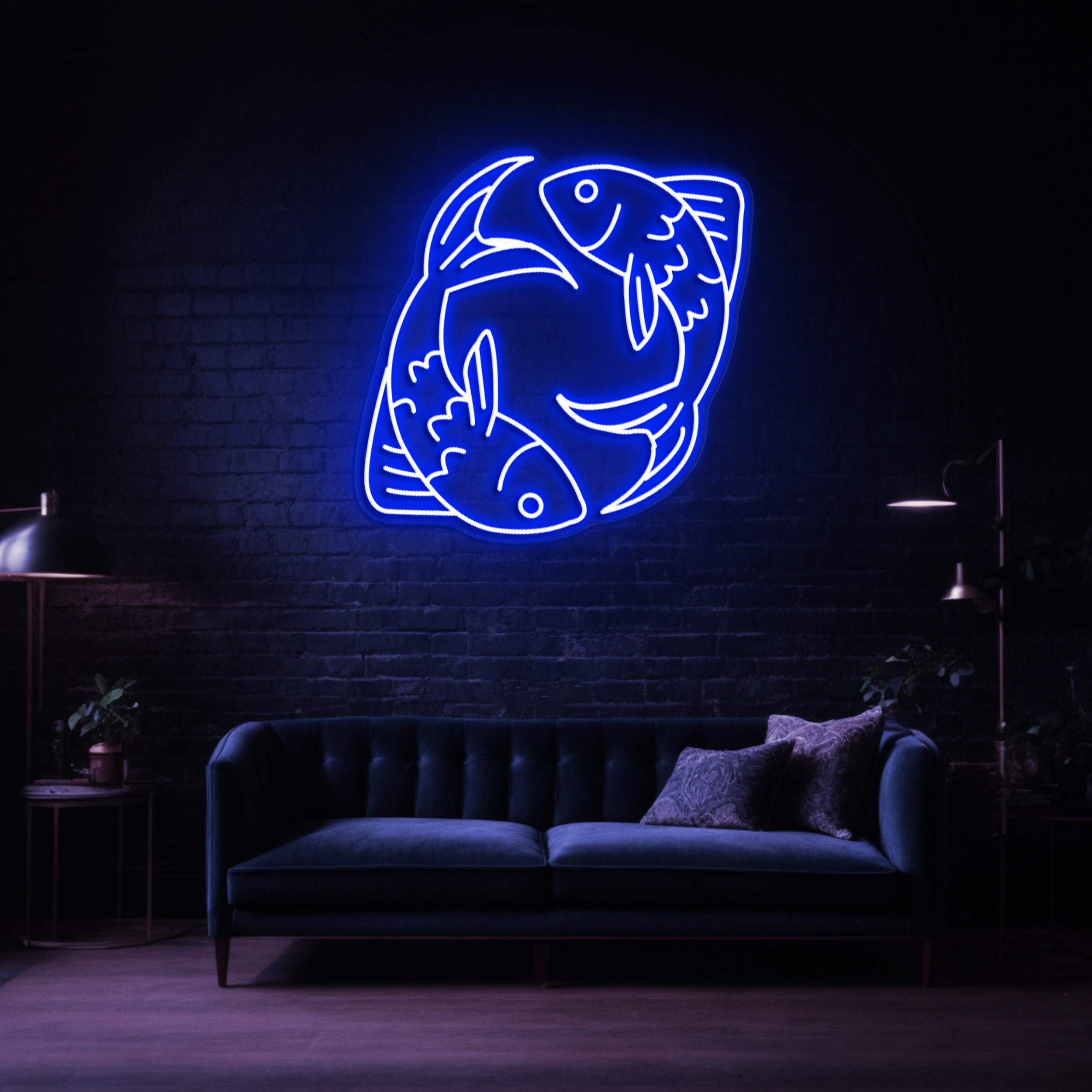 Pisces Neon Sign, Zodiac Horoscope LED Wall Decor, Astrology Gift, Pisces Neon Light for Bedroom, Zodiac Horoscope Neon Sign, Beautiful Gift