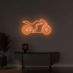 Motorcycle Neon Sign, Motorcycle LED Light, Sports Bike Wall Decor, Kids Room Decor, Personalized Sign, Game Room Wall Art, Bike Shop Decor