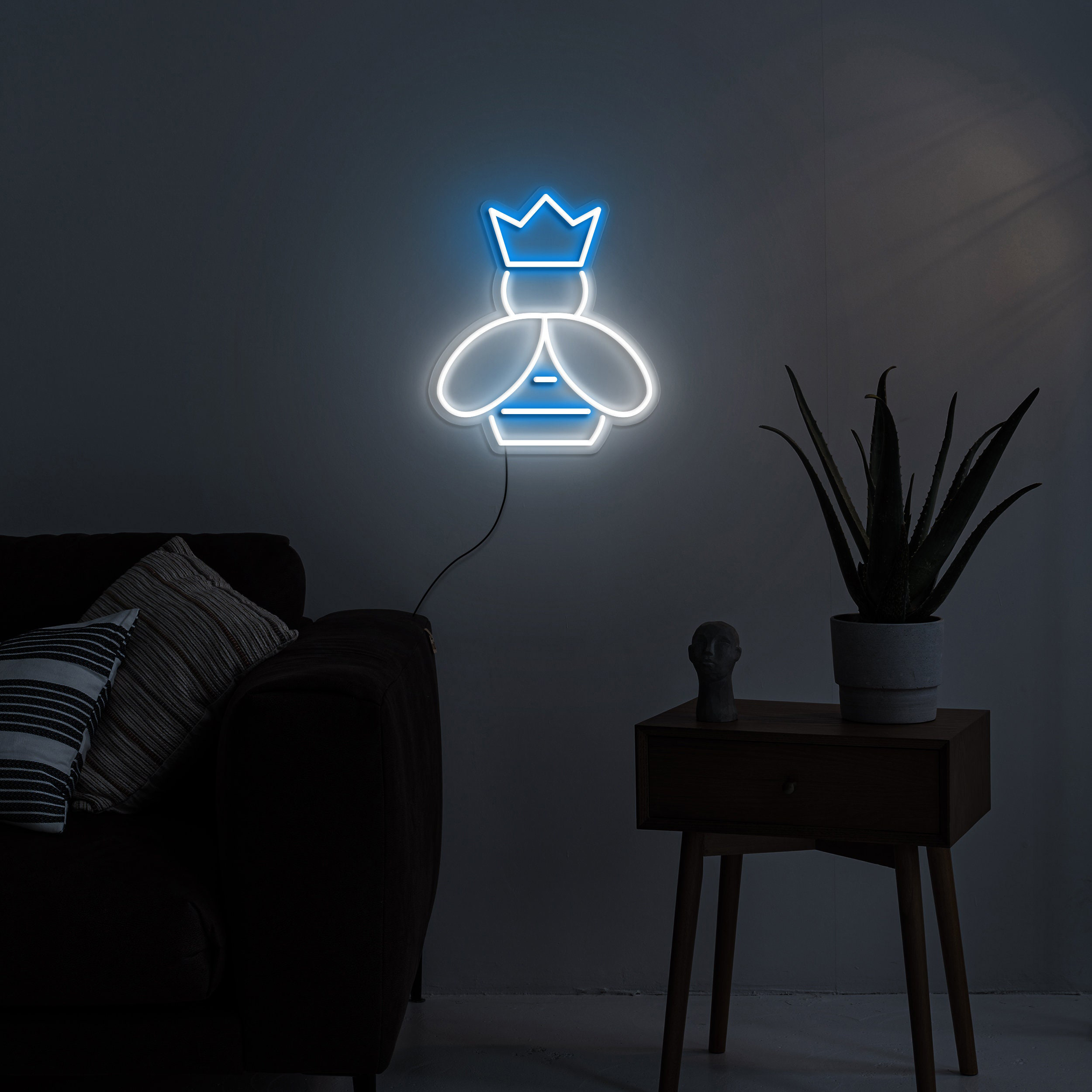 Bee Neon Sign, Light USB Plug, Dimmable Honey Wall Decor Lamp for Home, Patio, Hotels, Stores, Gift for Friends, Kids, World Bee Day Decor