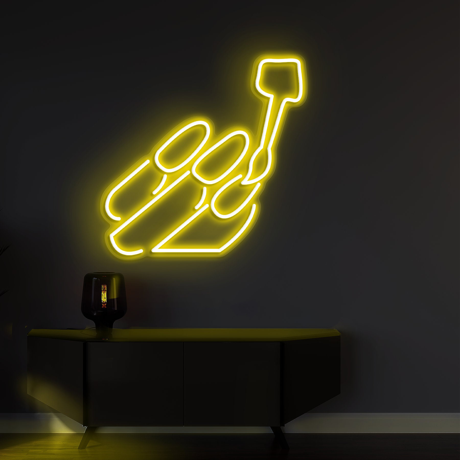 Nails Salon Neon Light, Manicure Shop Neon Sign, LED Shop Decor for Nails Beauty Salon, Led Decor for Manicure and Pedicure Spaces, Gift Art