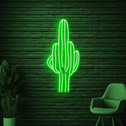 Cactus Neon Sign, Cactus LED Sign, Prickly Wall Decor, Plant Wall Art, Desert Neon Sign, Home Wall Art, Flower Shop Art, Plant Shop Wall Art