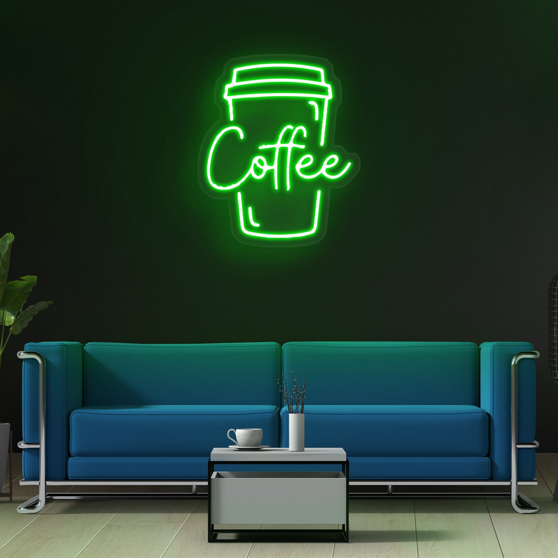 Coffee Neon Sign, Coffee Shop Neon Light, LED Wall Decor for Cafe and Bar, Gifts for Coffee Lover, Neon Art for Kitchen and Home Décor, Sign