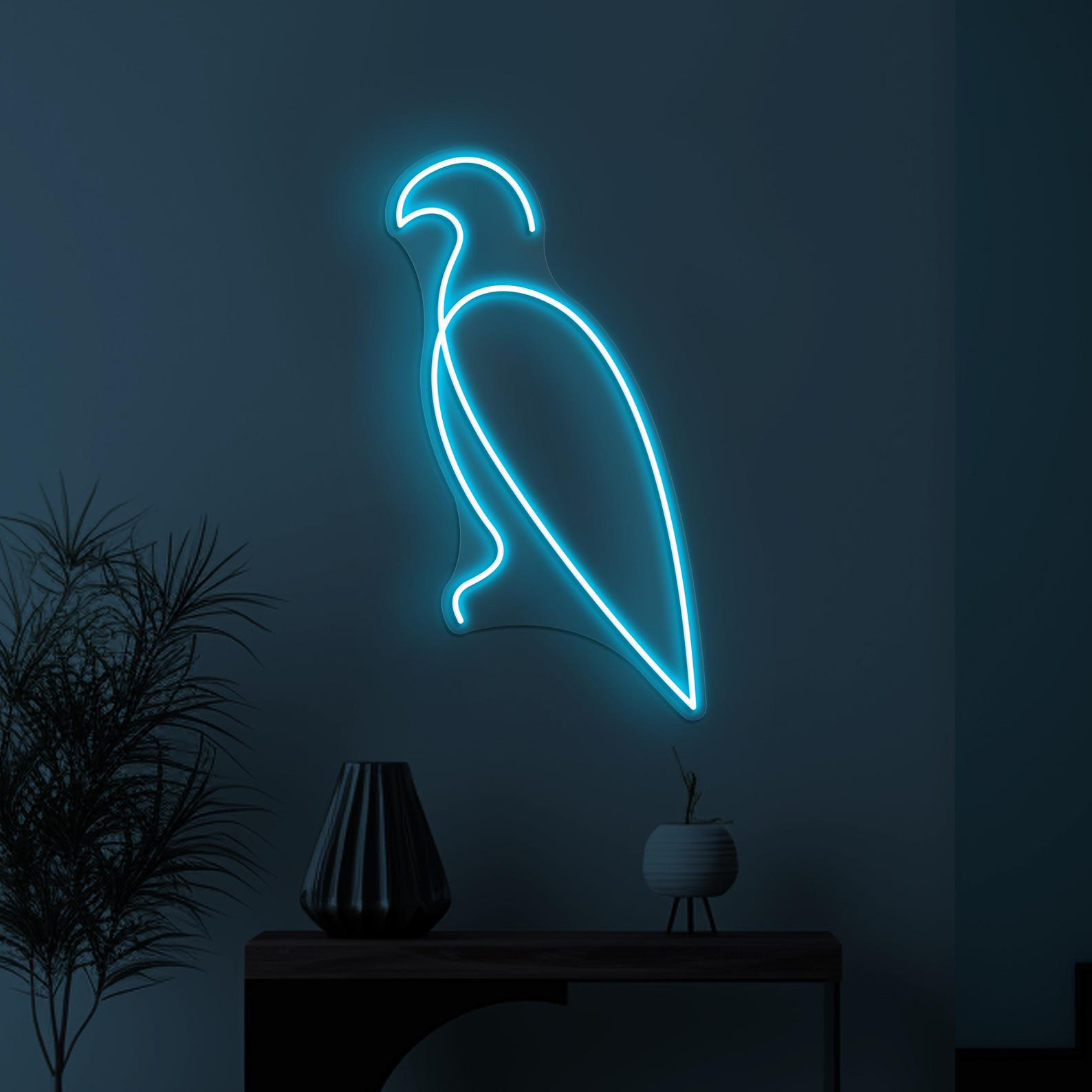 Eagle Neon Sign, Eagle LED Light, Bird Line LED Neon Art, Home Wall Decor, Wildlife Neon Light, Zoo Wall Art, Game Room Decor, Bird Neon Art