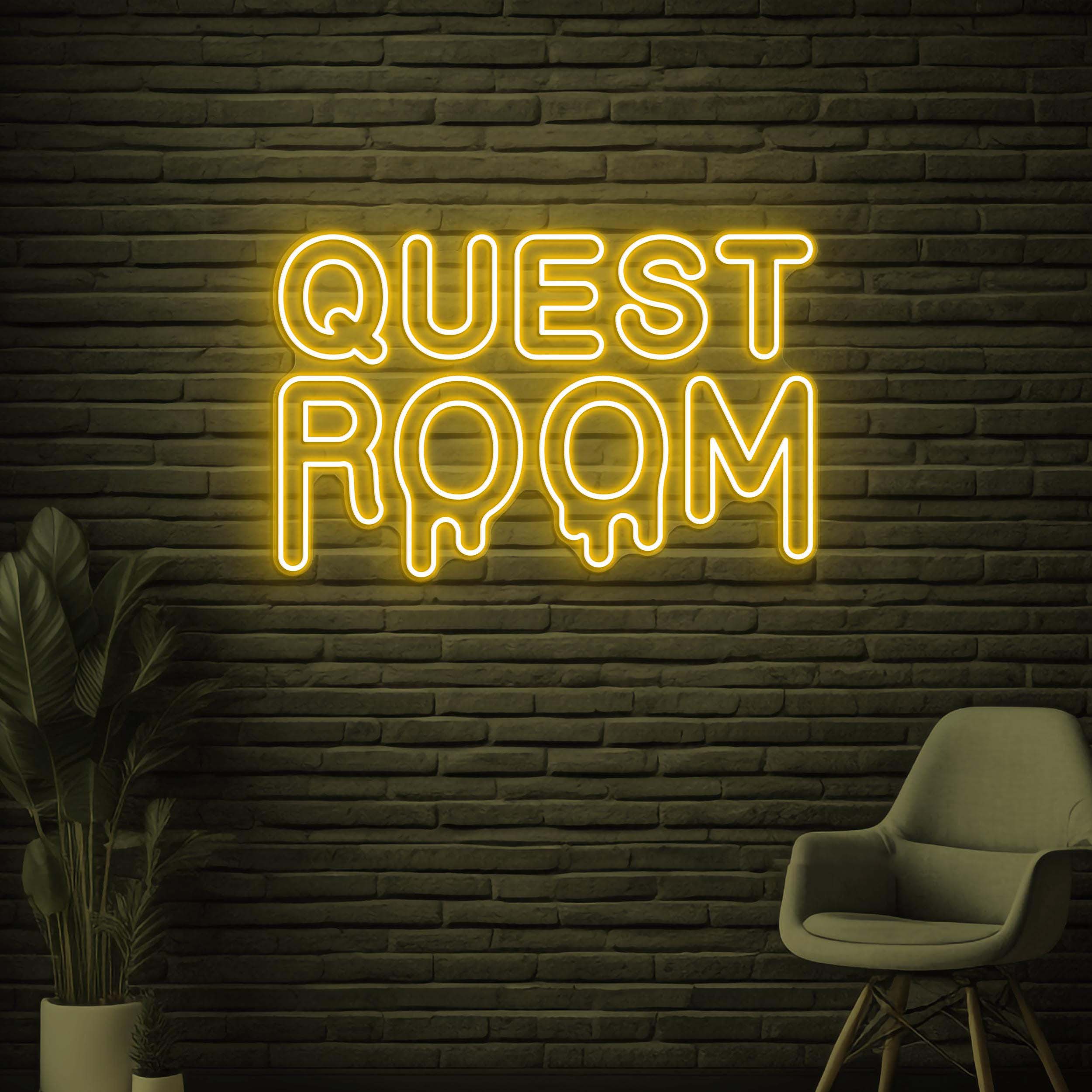 Quest Room Neon Sign, Quest Room LED Light, Home Wall Decor, Game Room Neon Light, Personalized Neon Sign, Room Decor, Cafe Wall Art, Gift