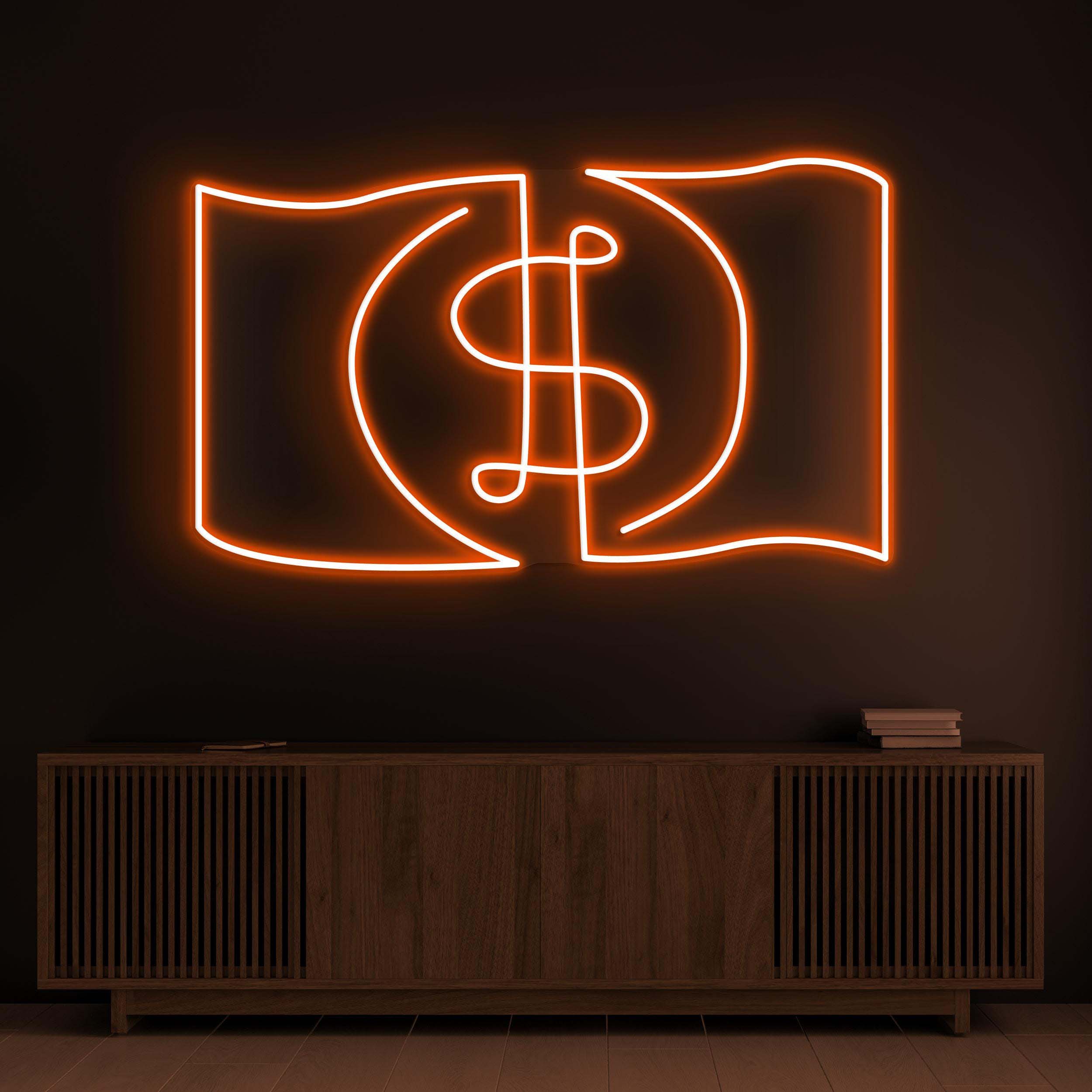 Dollar Neon Sign, Dollar LED Light, Money Wall Decor, Home Wall Art, Cash Neon Sign, Bank Wall Neon Light, Personalized Dollar Neon Sign