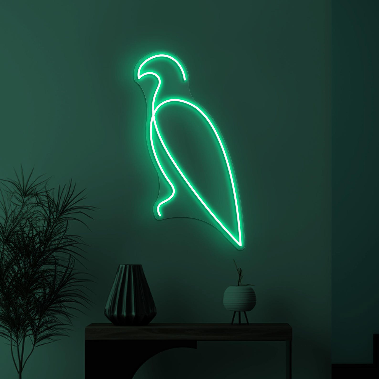 Eagle Neon Sign, Eagle LED Light, Bird Line LED Neon Art, Home Wall Decor, Wildlife Neon Light, Zoo Wall Art, Game Room Decor, Bird Neon Art