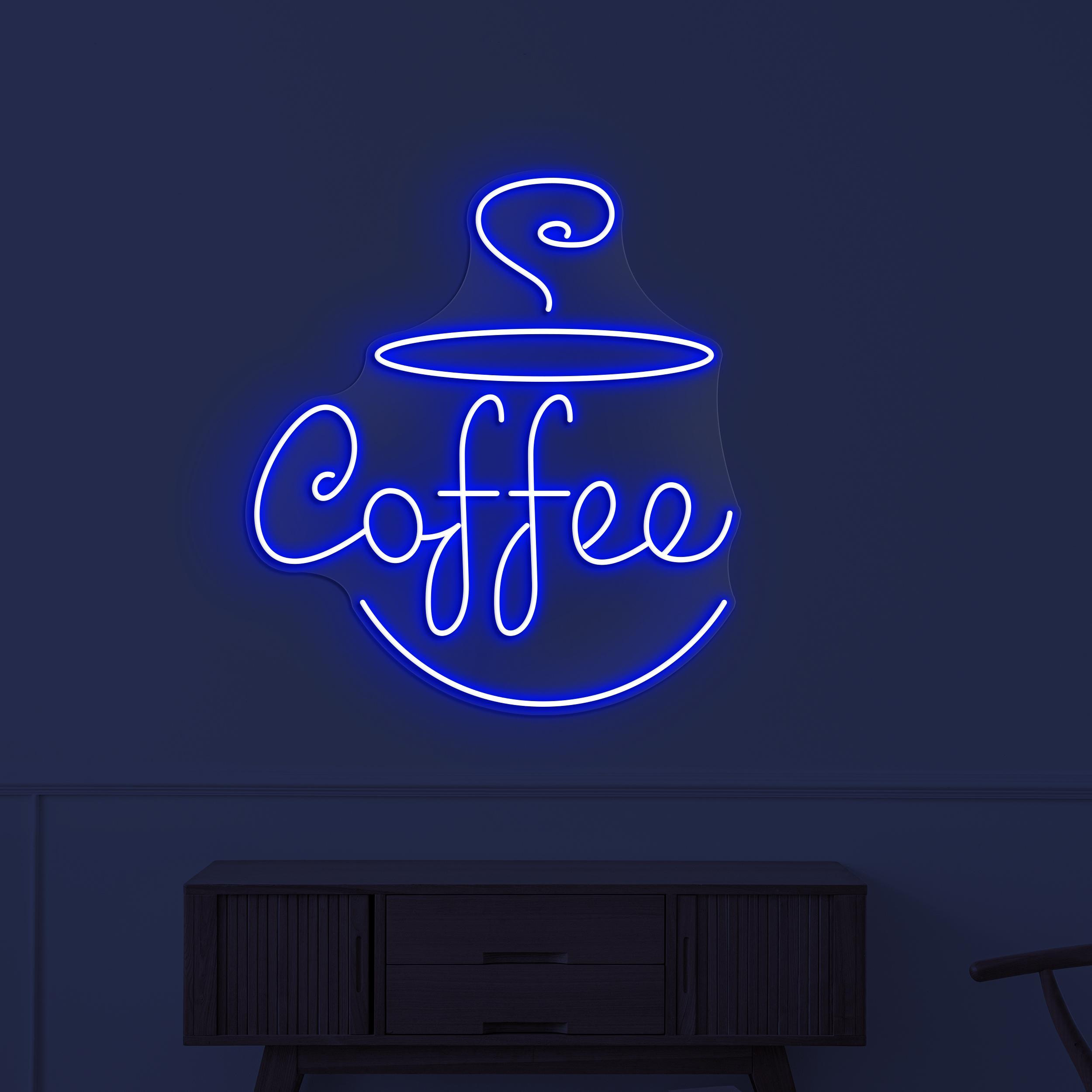 Coffee Neon Sign, Coffee LED Light, Flaming Coffee Wall Decor, Coffee Shop Neon Light, Cafe, Bar, & Restaurants Decor, Coffee Lover's Sign