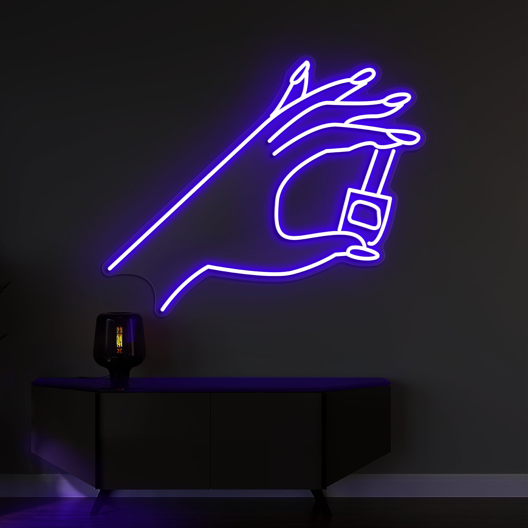 Nail Hand Neon Light, Nail Polish Sign, Nails Salon Light, Nail Polish Light, Sign for Bedroom, Home, Beauty Room, Girly Room, Nail Shop Art