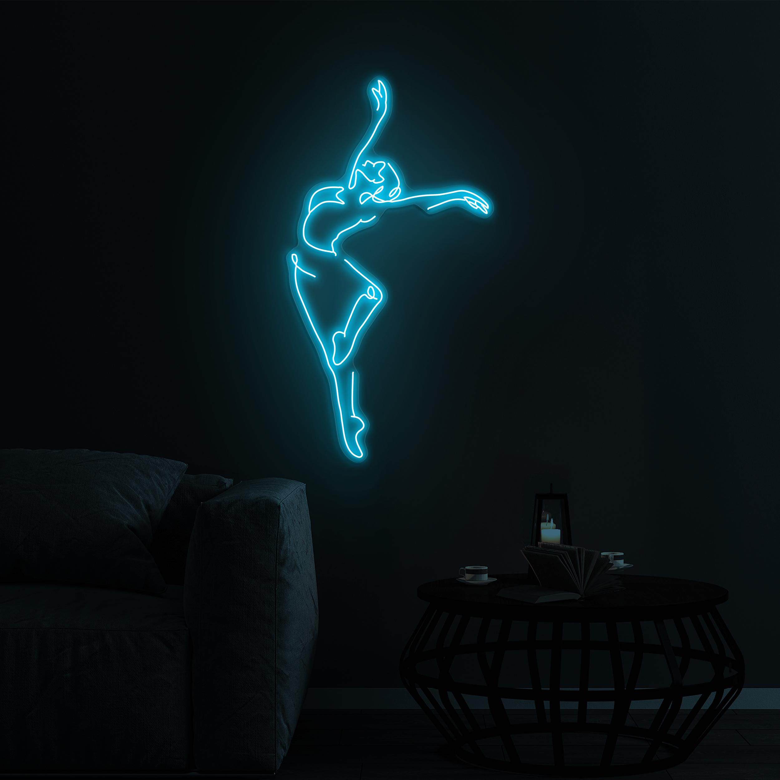 Girl Dance Neon Sign, Ballet Dance LED Light, Girl Dance LED Art, Dancing Club Wall Decor, Dancer Neon Sign, Home Wall Art, Dance Lover Sign