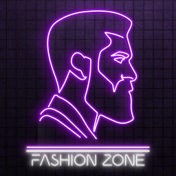 Fashion Zone Neon Sign, Fashion Zone LED Light, Beard Man Wall Decor, Men's Style Wall Art, Barber Shop Neon Light, Grooming Zone Neon Decor