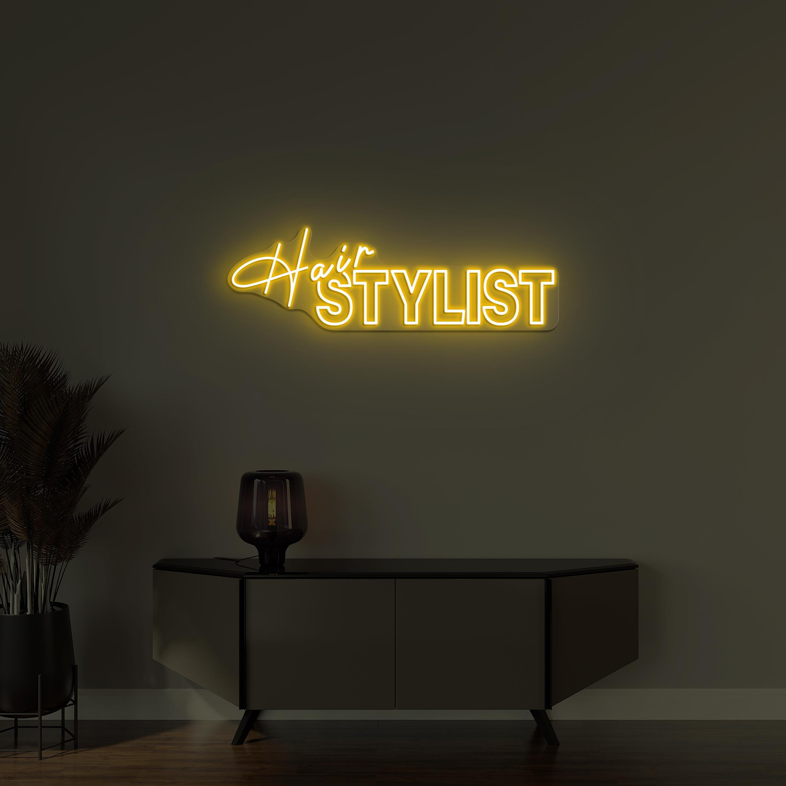 Hair Stylist Neon Sign, Hair Stylist LED Light, Hair Saloon Neon Decor, Barber Shop Wall Art, Beauty Salon Wall Decor, Hair Dressing Sign