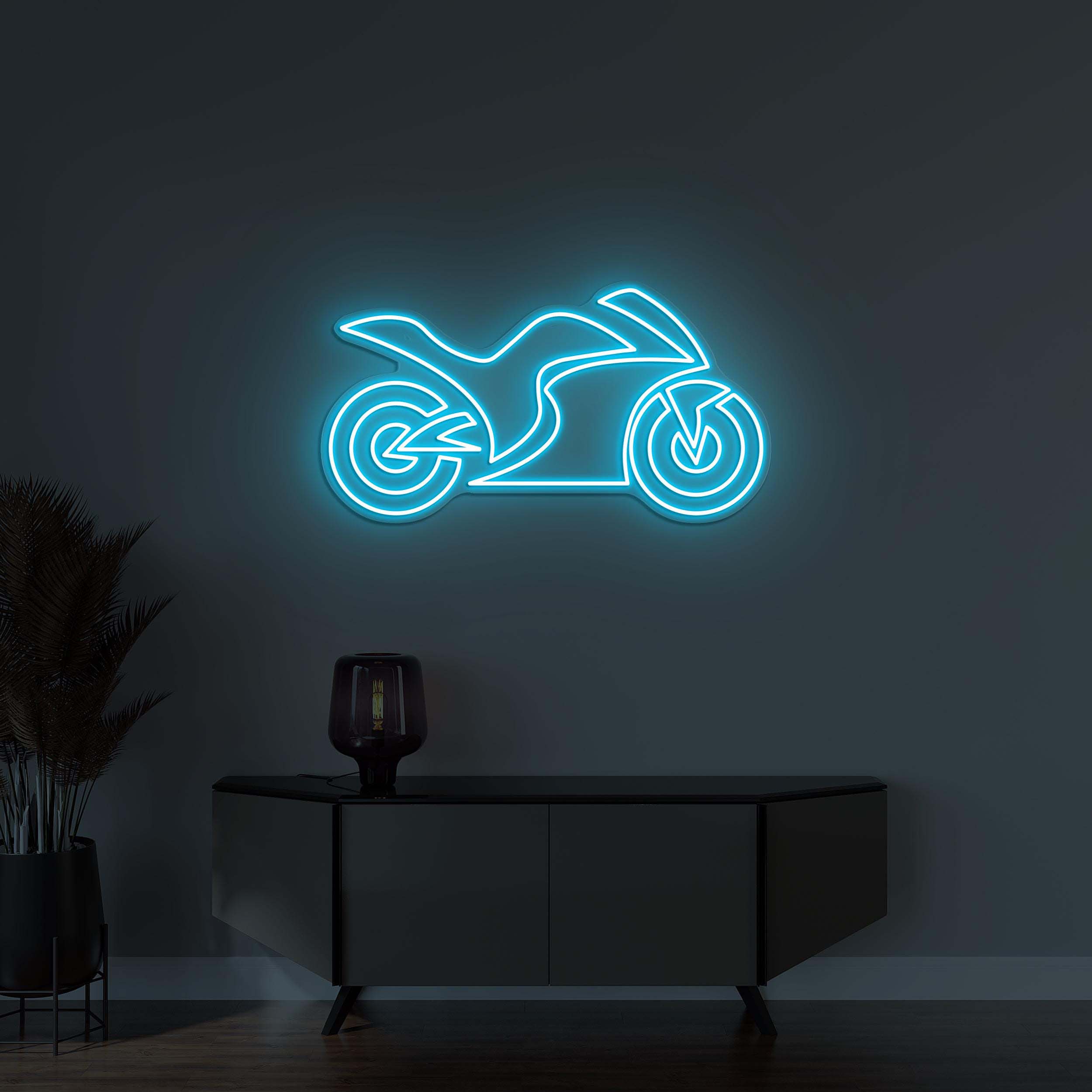 Motorcycle Neon Sign, Motorcycle LED Light, Sports Bike Wall Decor, Kids Room Decor, Personalized Sign, Game Room Wall Art, Bike Shop Decor