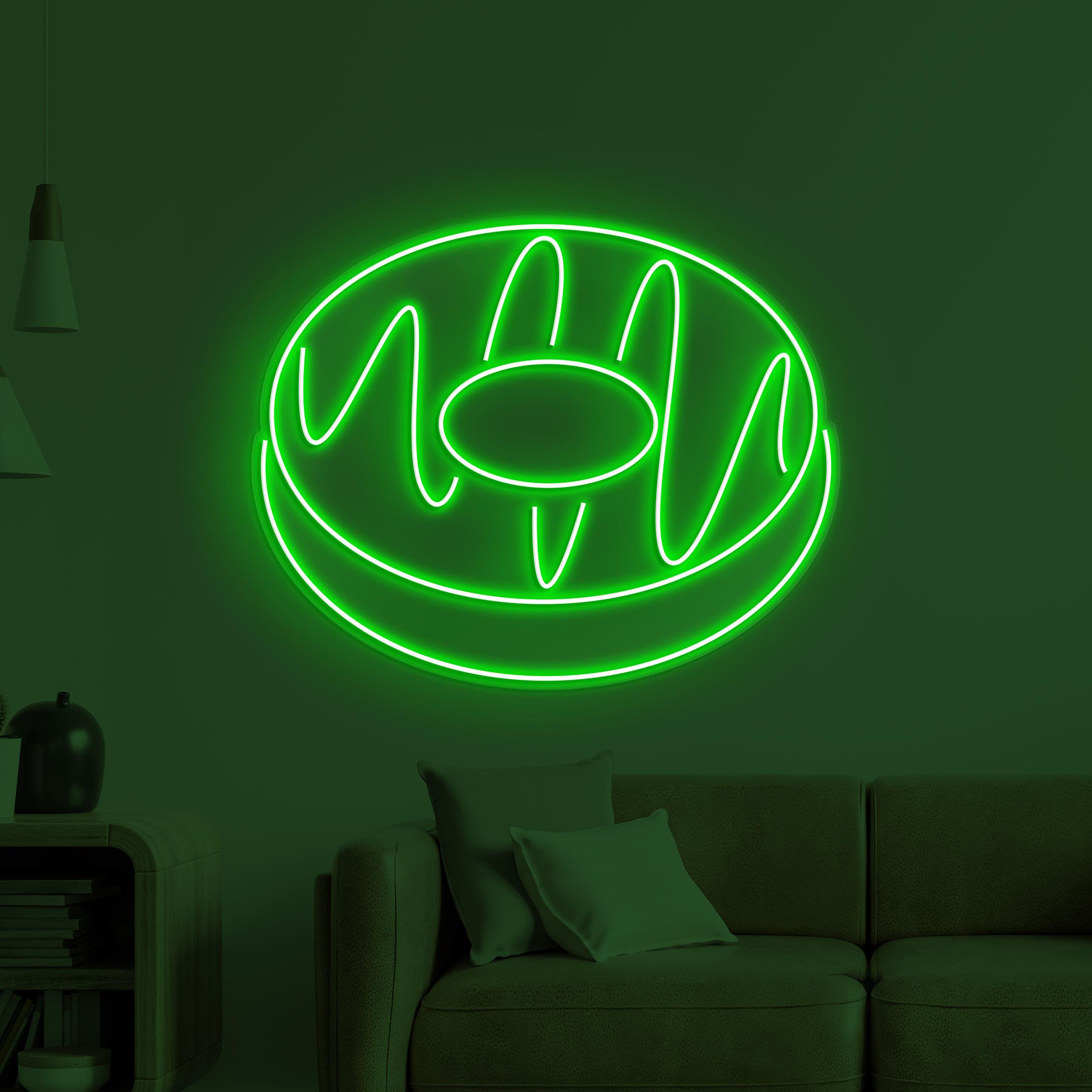 Donut Neon Sign, Donut LED Sign, Yummy Donut Wall Decor, Sugar Rush Neon Light, Sweet Treat Wall Art, Dessert Shop Art, Kitchen Wall Decor